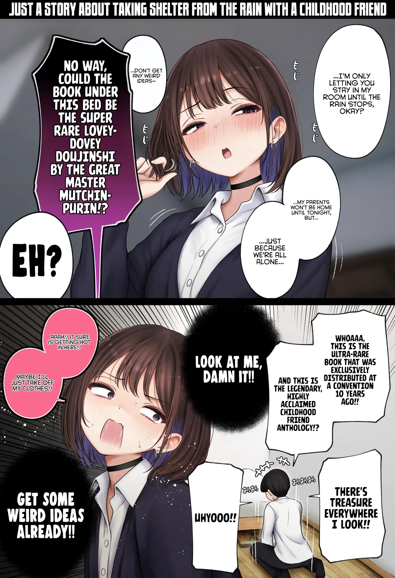The story of how my bedroom became my gyaru childhood friend’s fuck-room: onsen ryokan book page 91