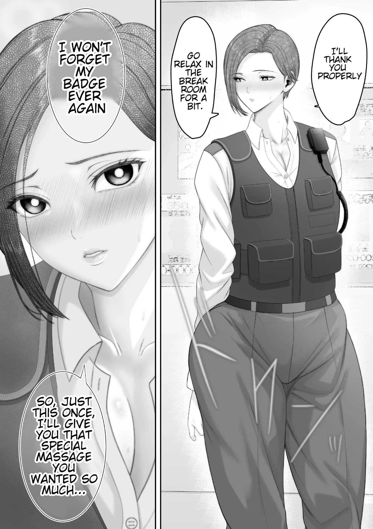 The story of how my seriously huge-breasted police sergeant mom milked my dick with her pussy. page 33