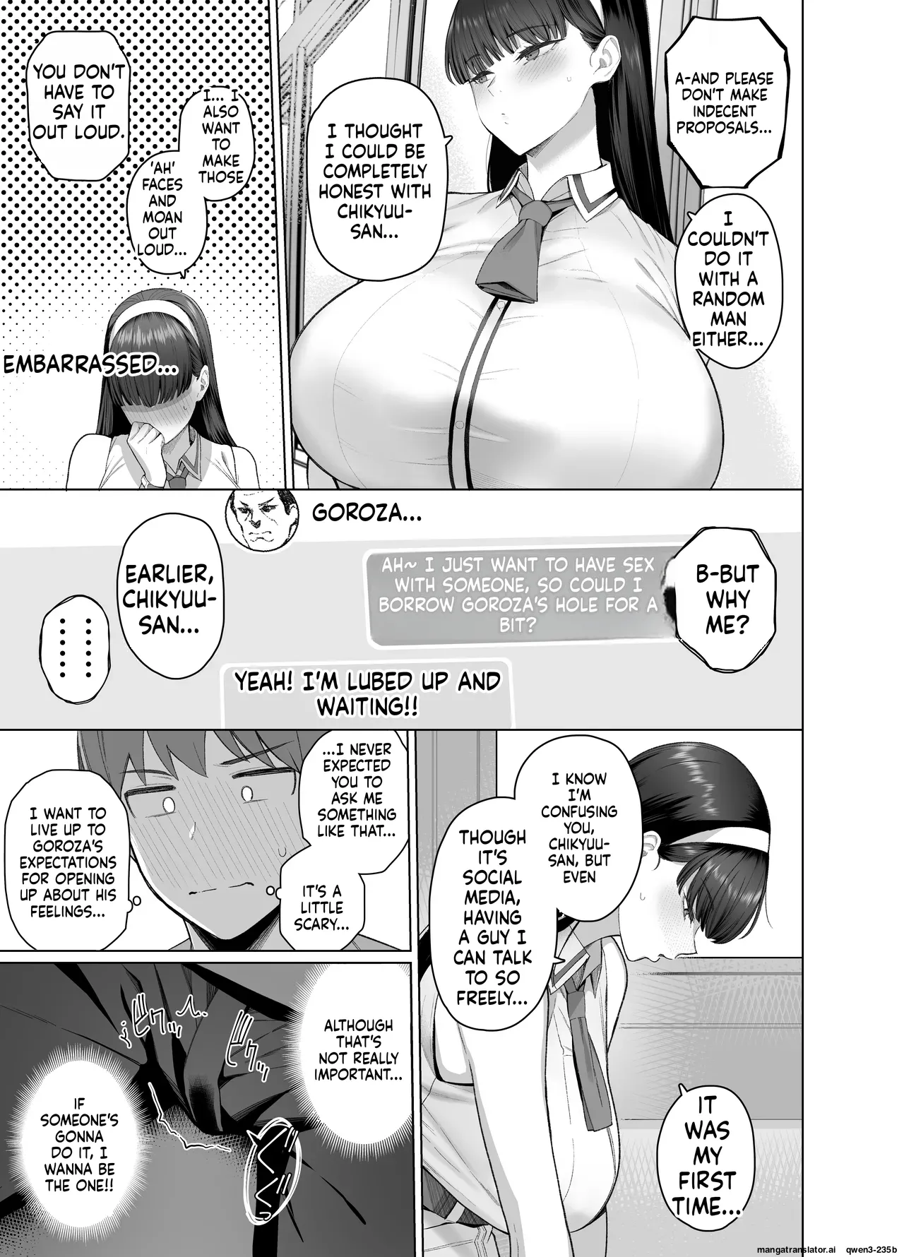 The story of how the person I thought was a man on social media turned out to be a tall woman who was unfriendly but would let me do whatever I wanted to her page 10