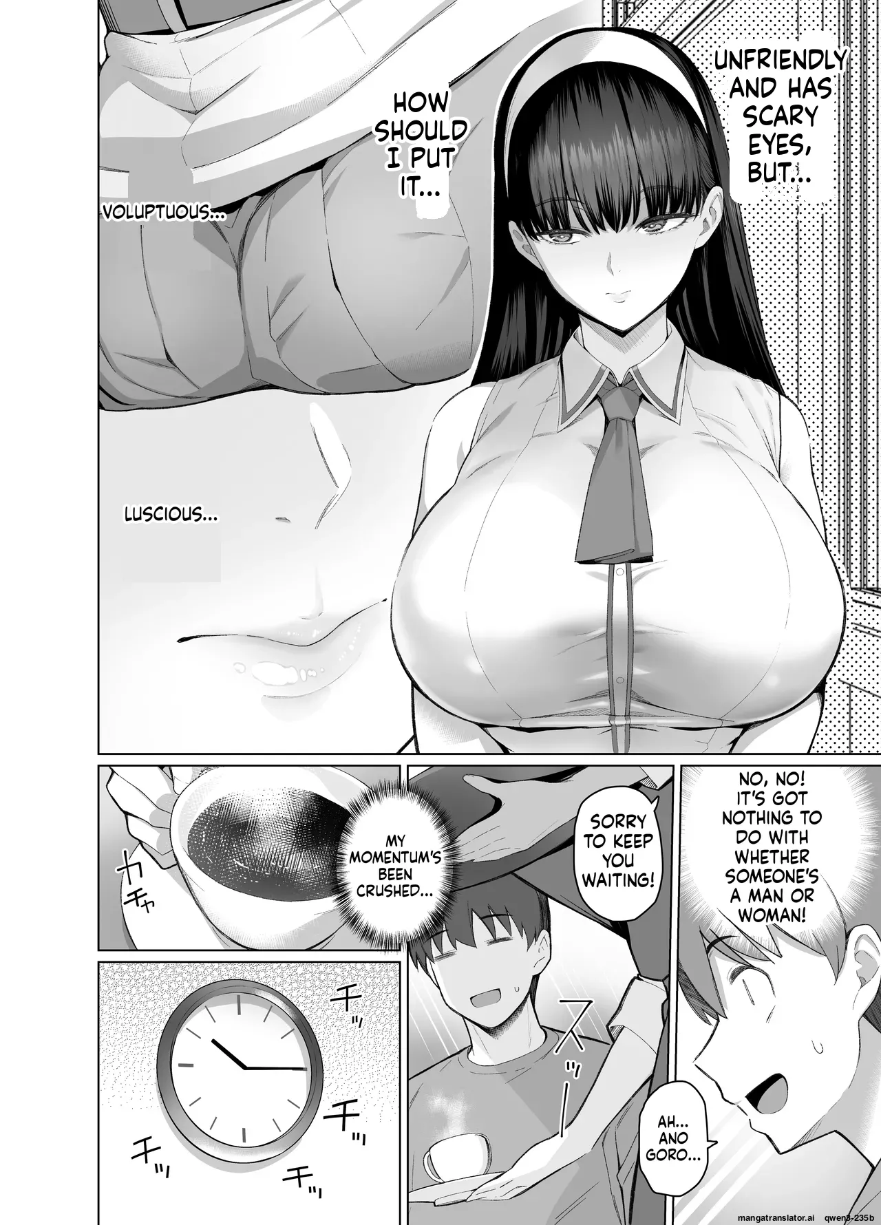 The story of how the person I thought was a man on social media turned out to be a tall woman who was unfriendly but would let me do whatever I wanted to her page 5