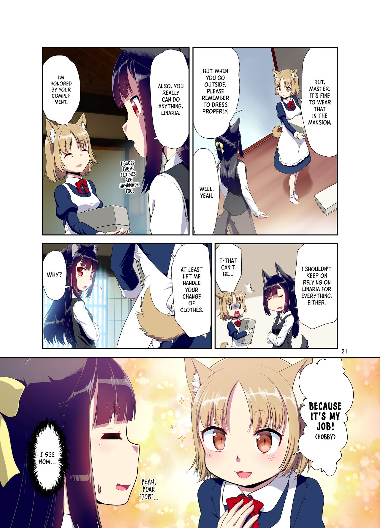 The Story of How When I Woke Up, I Had Become an Animal-Eared Girl page 21