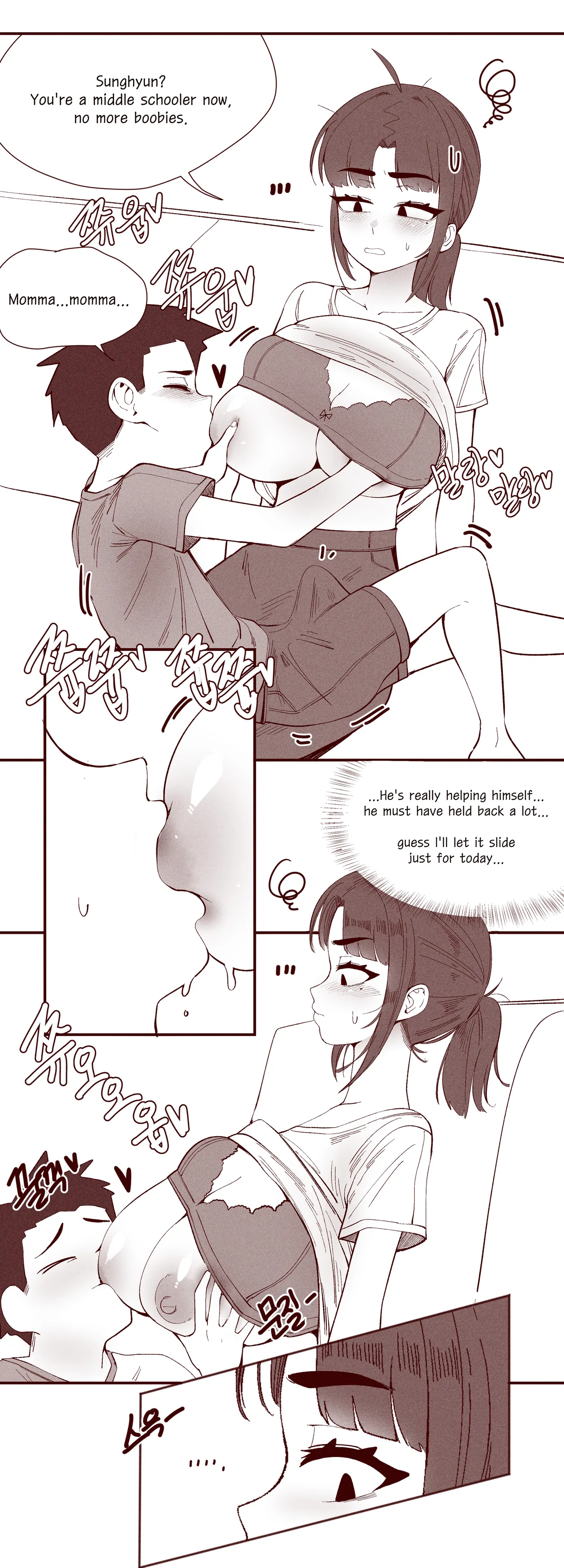 The Story of my innocent sister breastfeeding me page 29