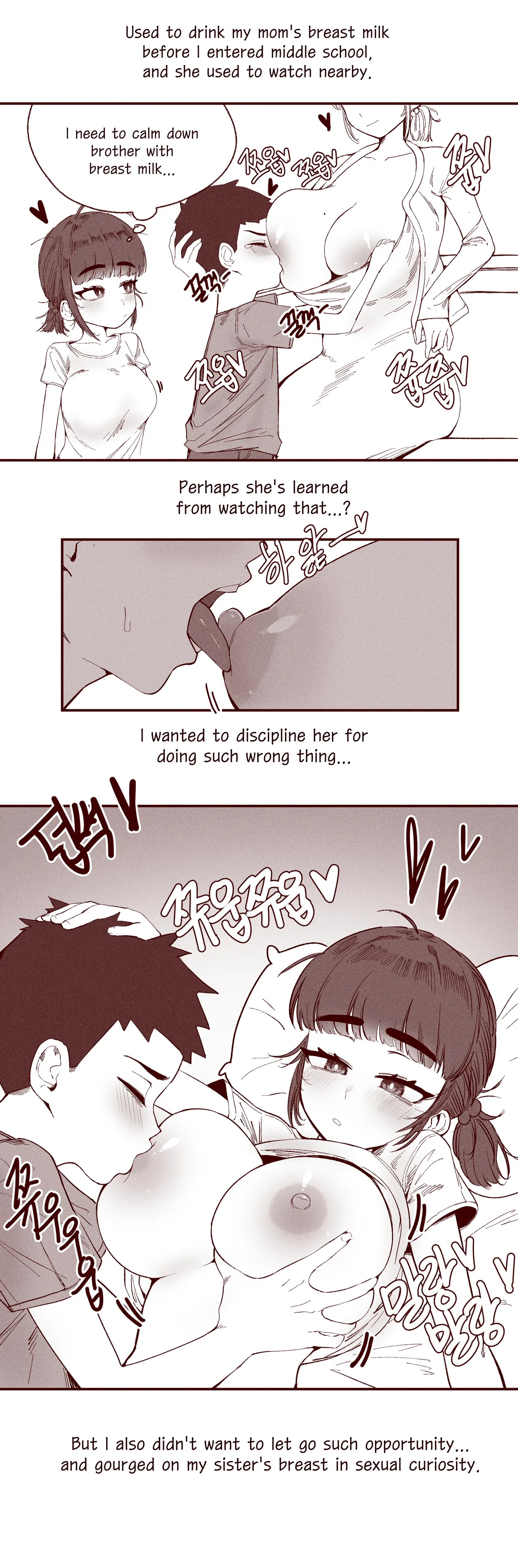 The Story of my innocent sister breastfeeding me page 7