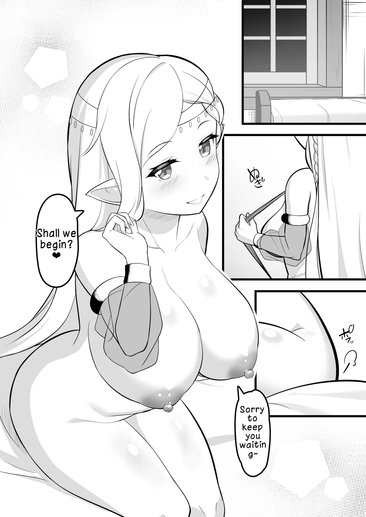 The Story of When I Went to a Dancer Brothel and a Beautiful Elf Dancer Milked Me Dry page 11