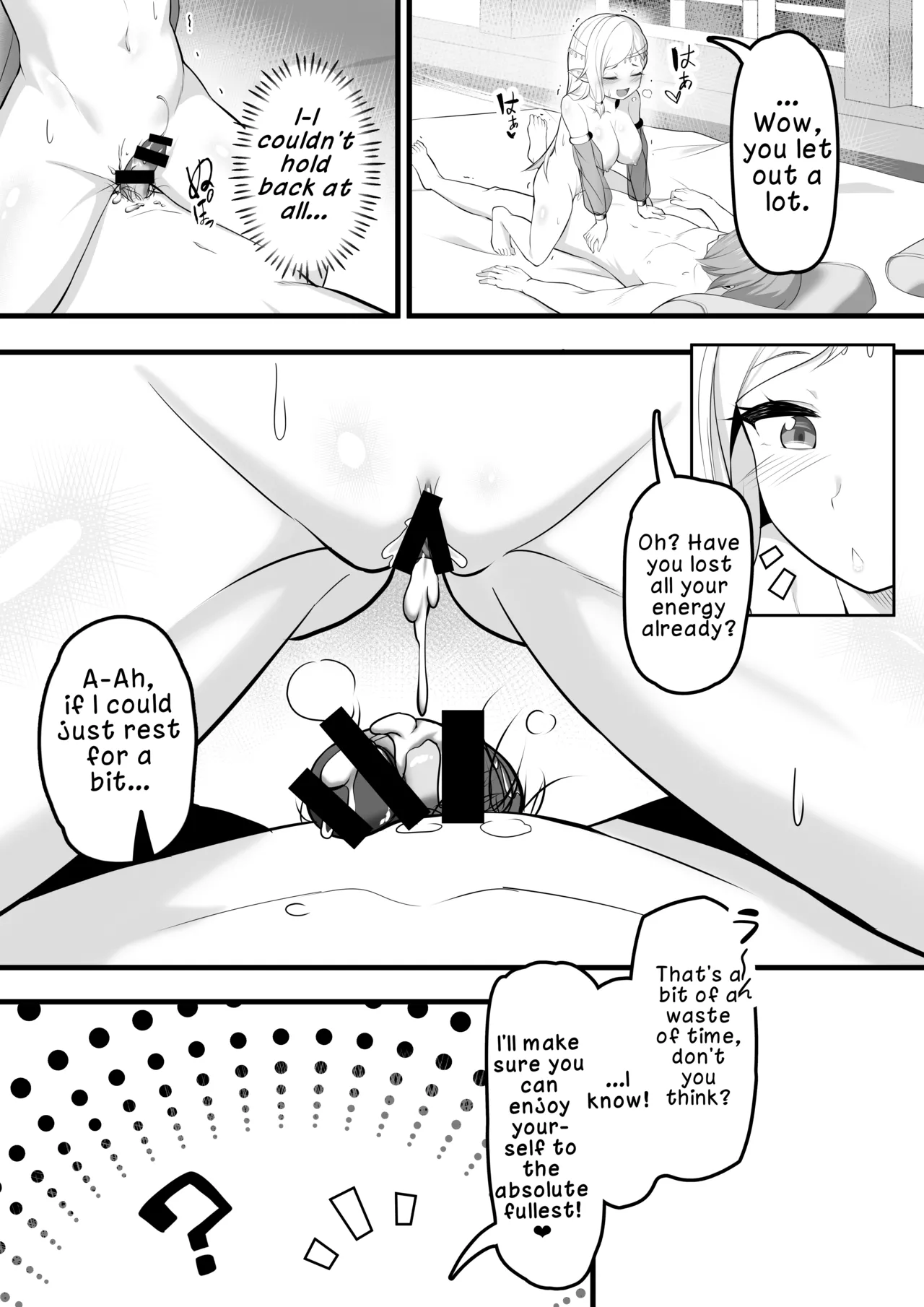 The Story of When I Went to a Dancer Brothel and a Beautiful Elf Dancer Milked Me Dry page 18