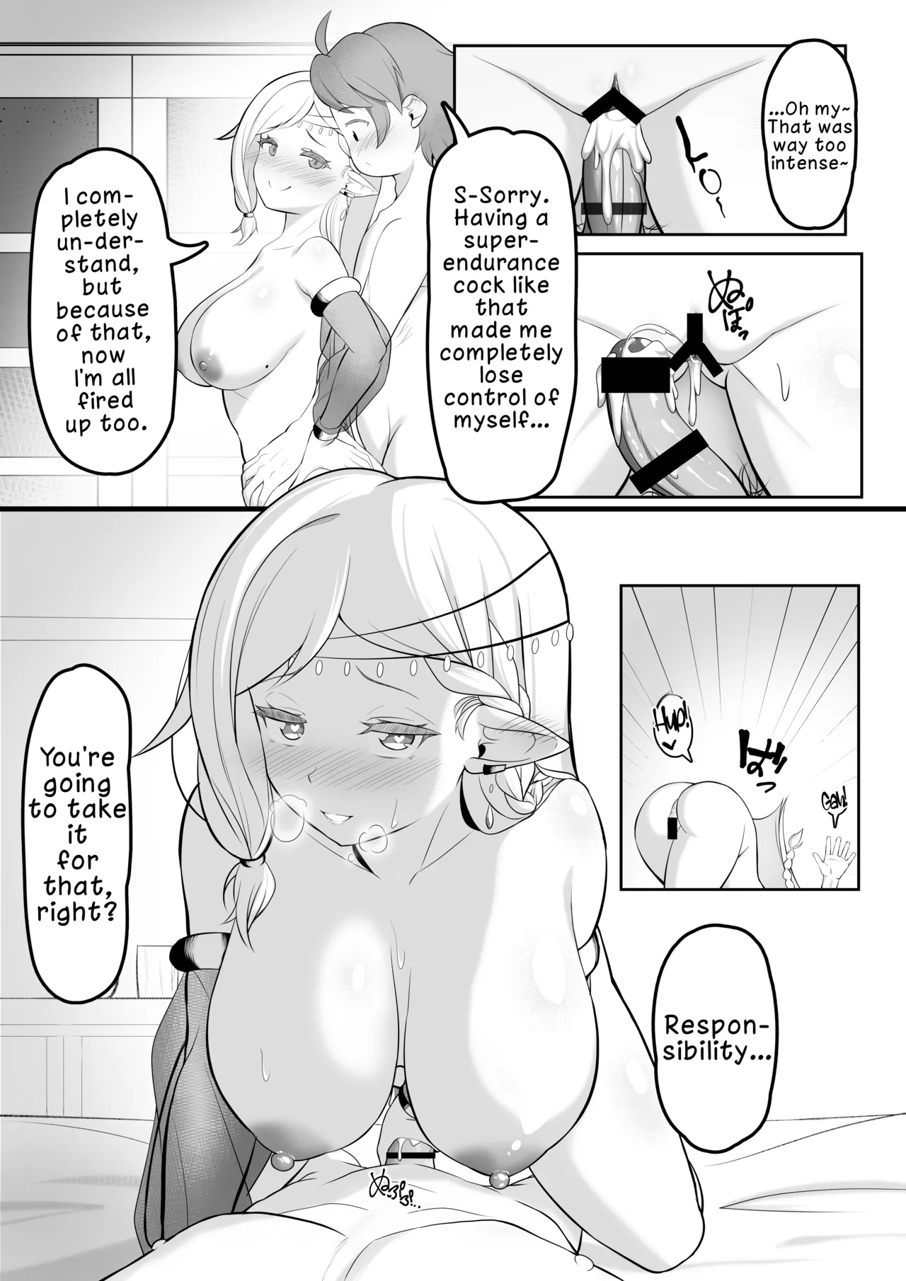 The Story of When I Went to a Dancer Brothel and a Beautiful Elf Dancer Milked Me Dry page 31