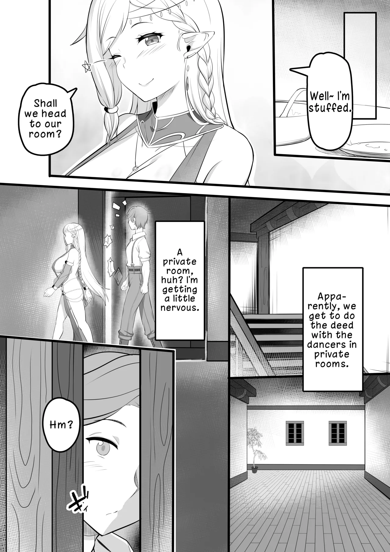 The Story of When I Went to a Dancer Brothel and a Beautiful Elf Dancer Milked Me Dry page 8