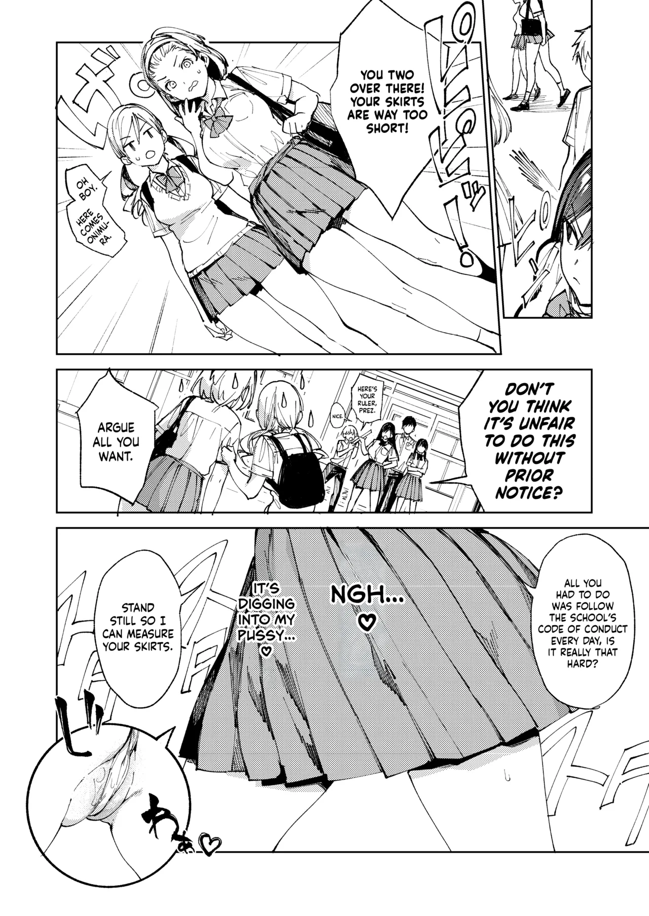 The Strict Head of the DIsciplinary Committee Just Can't Stop Masturbating at School! page 17