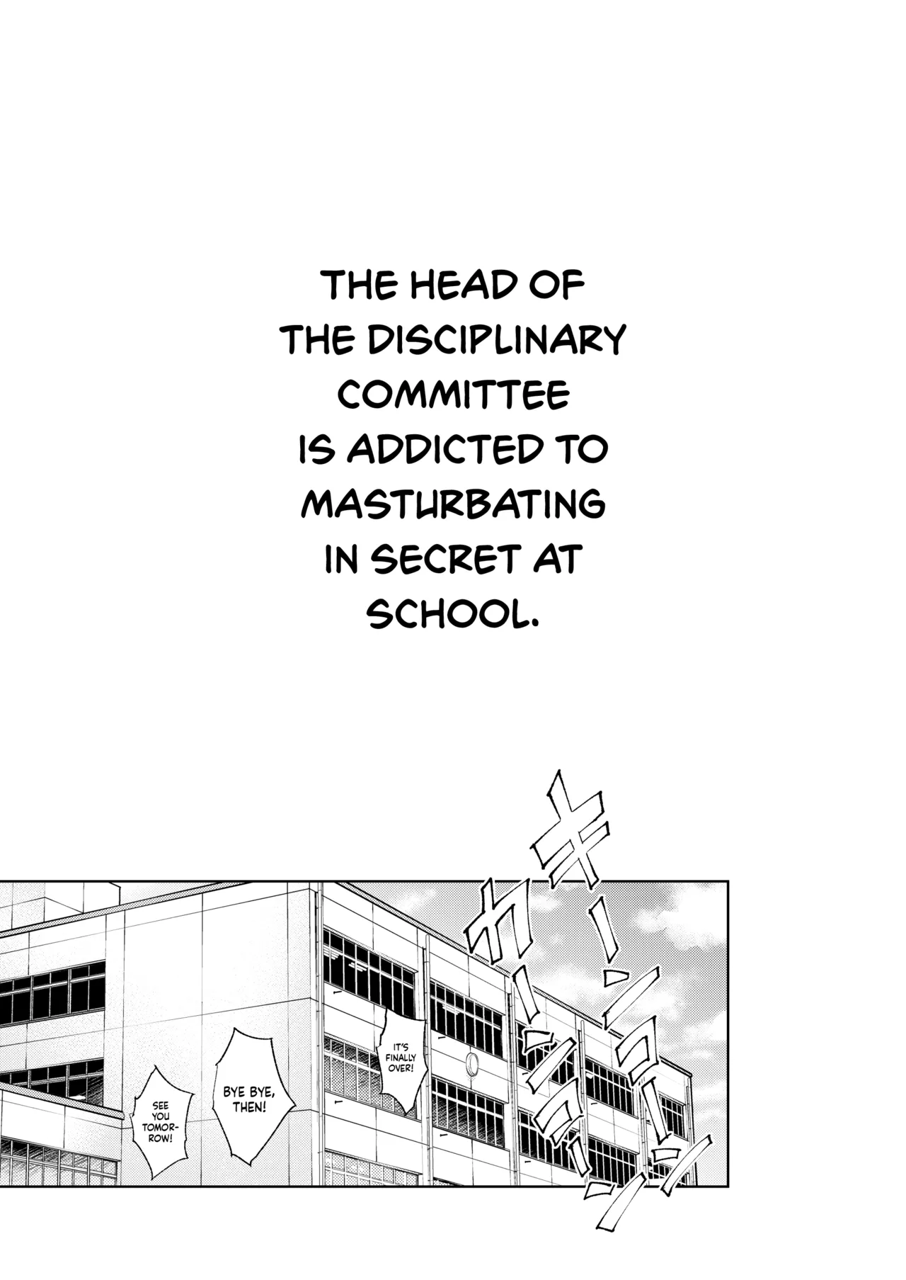The Strict Head of the DIsciplinary Committee Just Can't Stop Masturbating at School! page 2