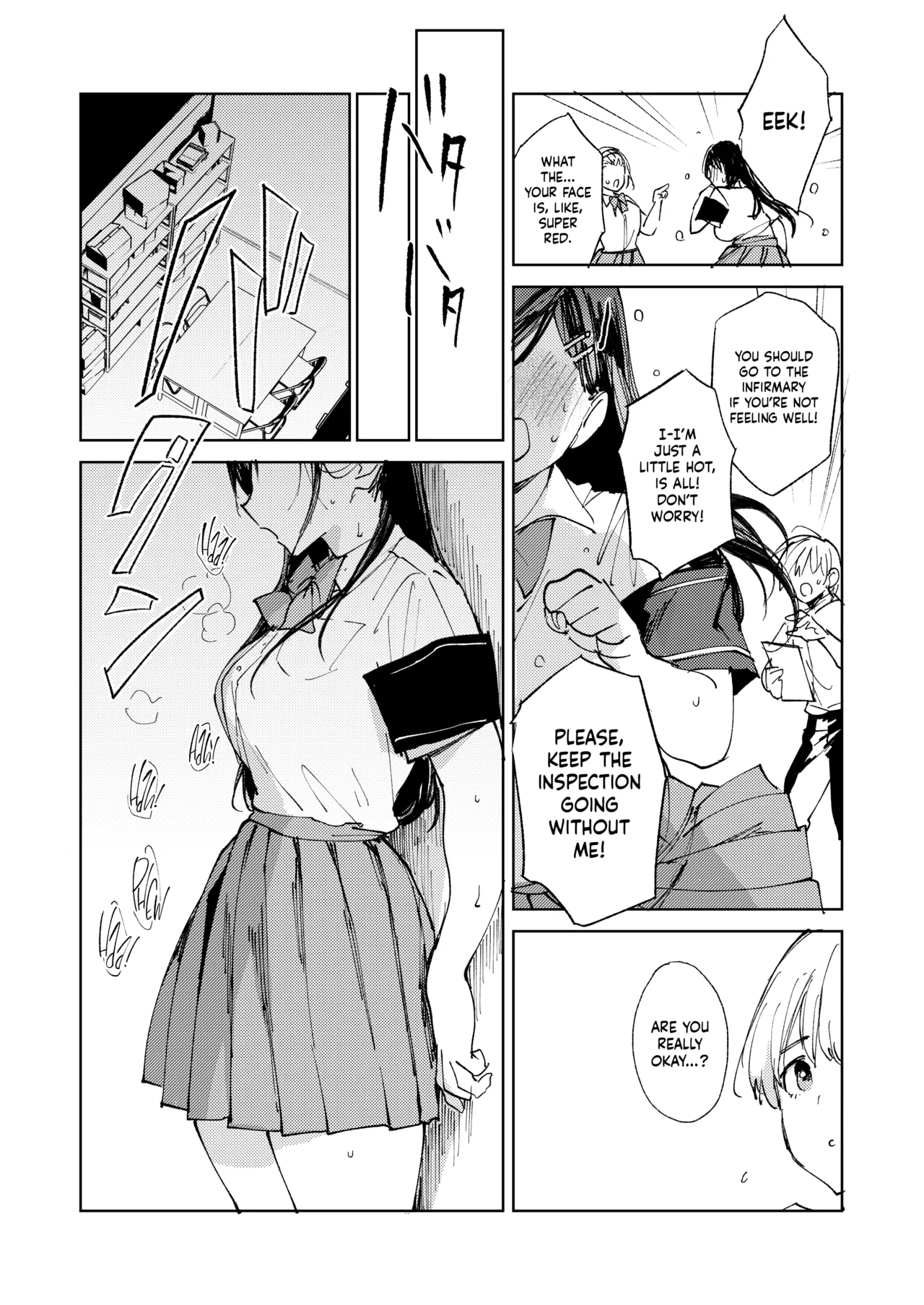 The Strict Head of the DIsciplinary Committee Just Can't Stop Masturbating at School! page 22