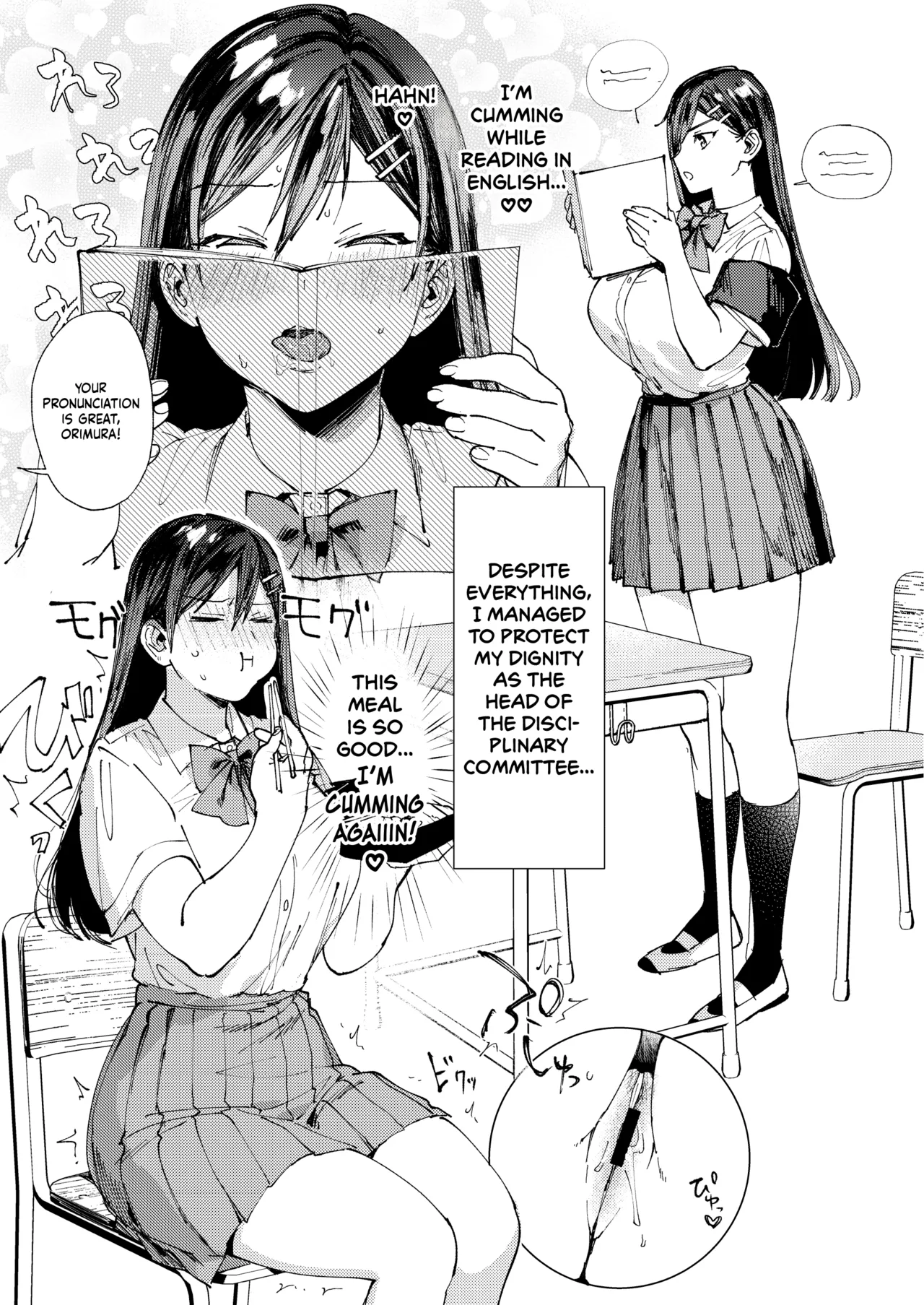 The Strict Head of the DIsciplinary Committee Just Can't Stop Masturbating at School! page 30