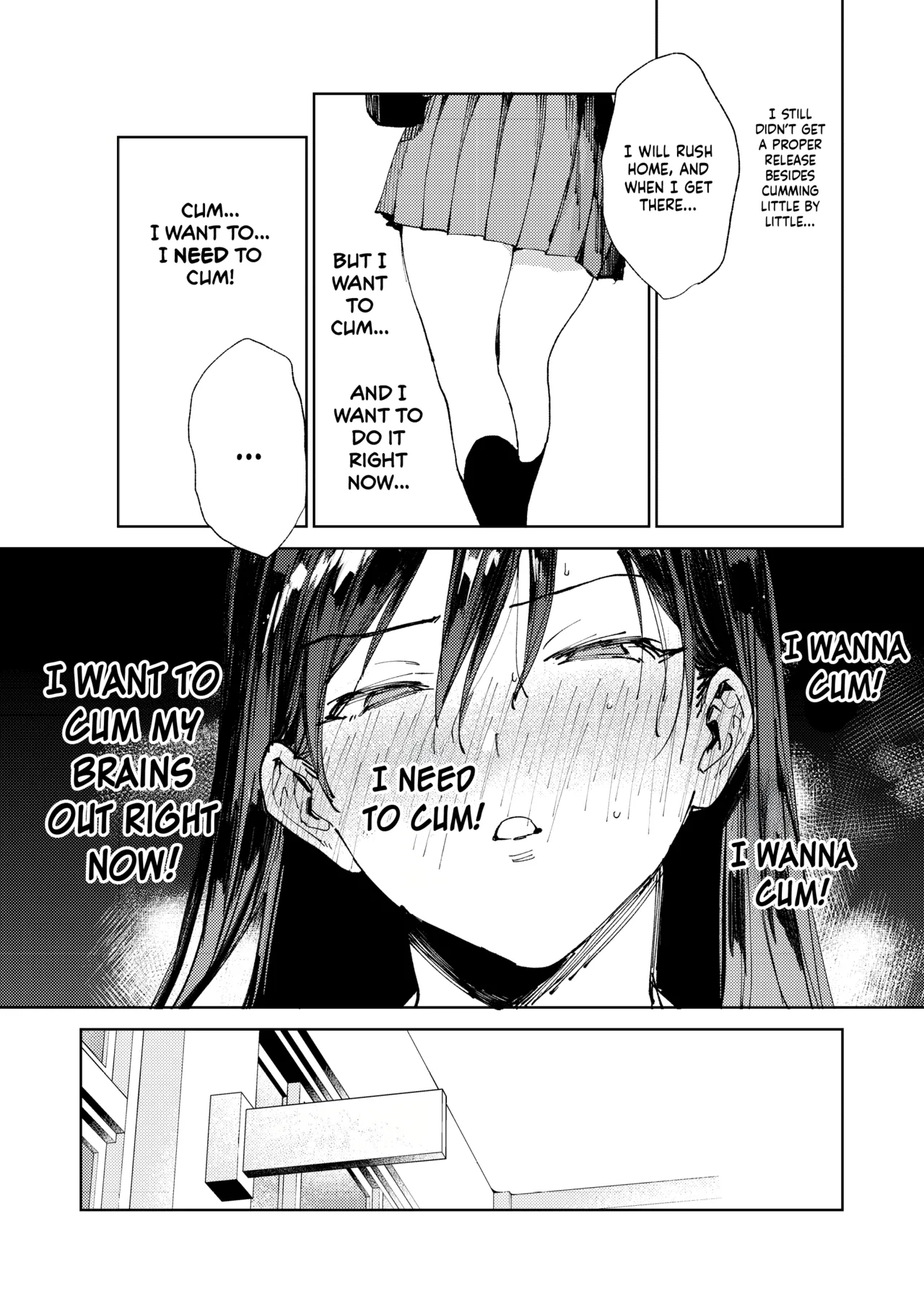The Strict Head of the DIsciplinary Committee Just Can't Stop Masturbating at School! page 39