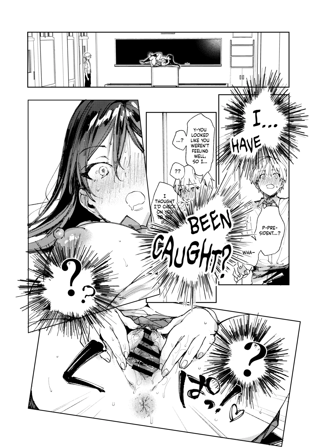 The Strict Head of the DIsciplinary Committee Just Can't Stop Masturbating at School! page 45