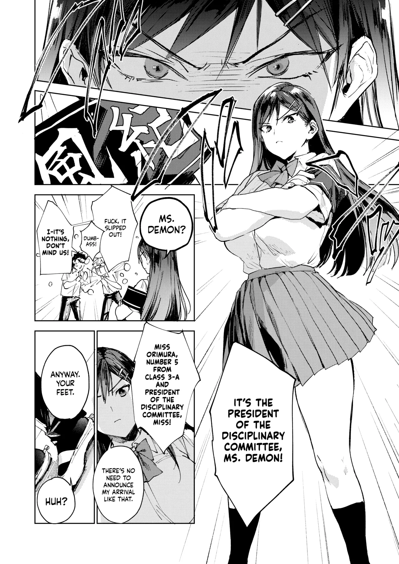 The Strict Head of the DIsciplinary Committee Just Can't Stop Masturbating at School! page 5