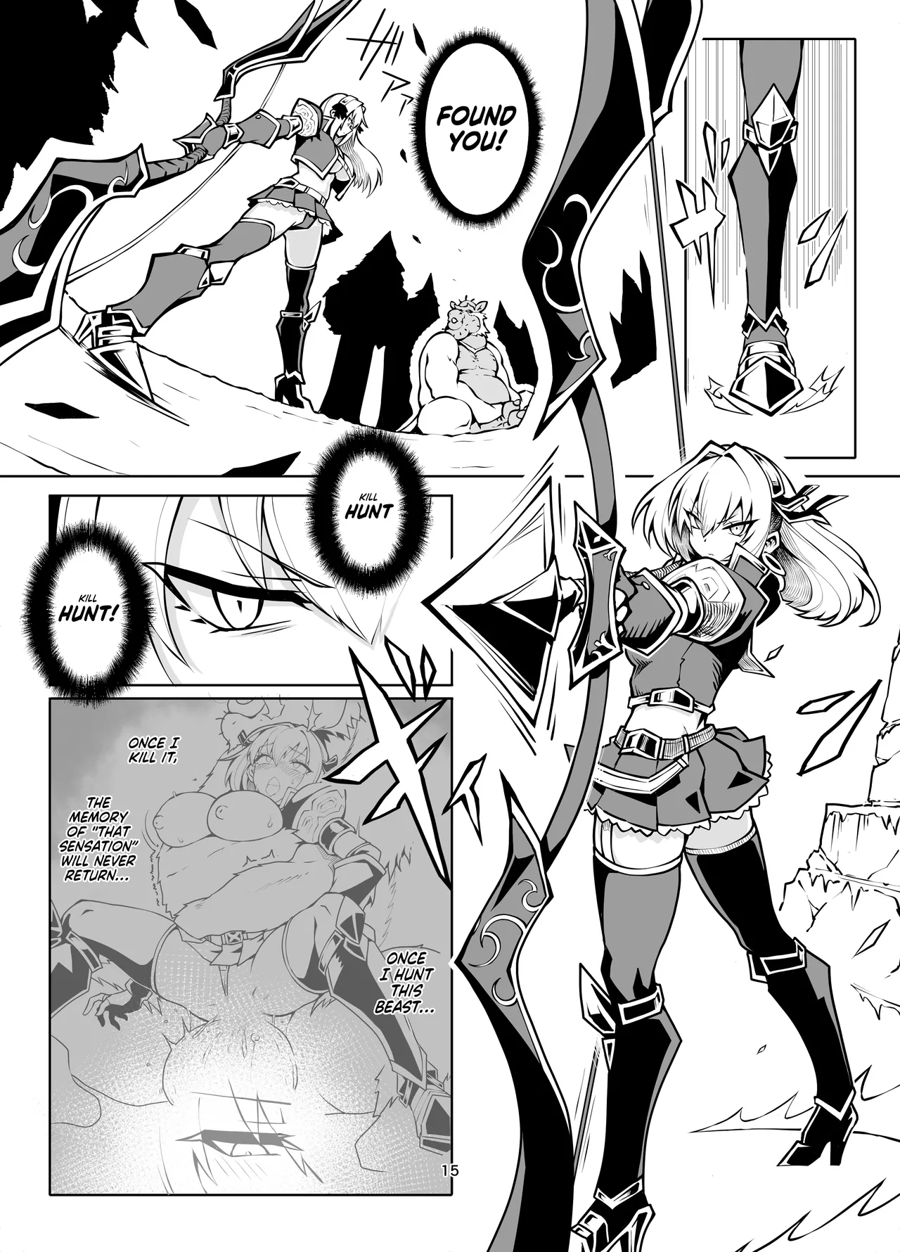 The Strongest Legend Rasta Hunter, Natasha-san, Suffers Yet Another Defeat Today After All-Out Mating with a Low-Tier Monster Conga page 14