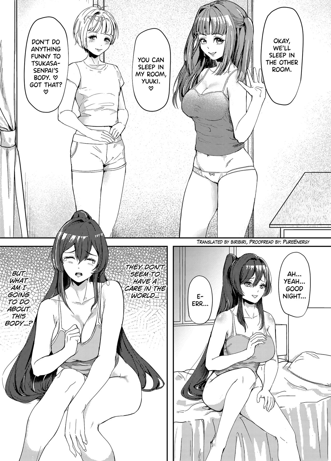 The Swim Club's Scary Senpai! 2 page 1