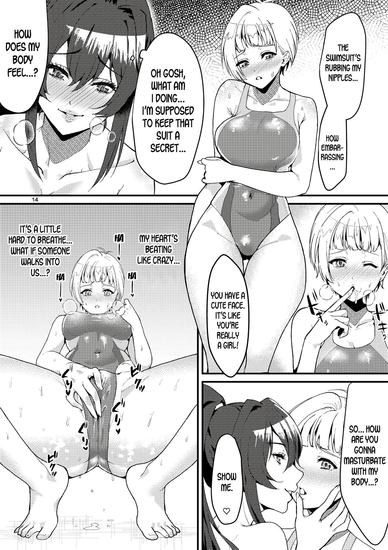 The Swim Club's Scary Senpai! page 11