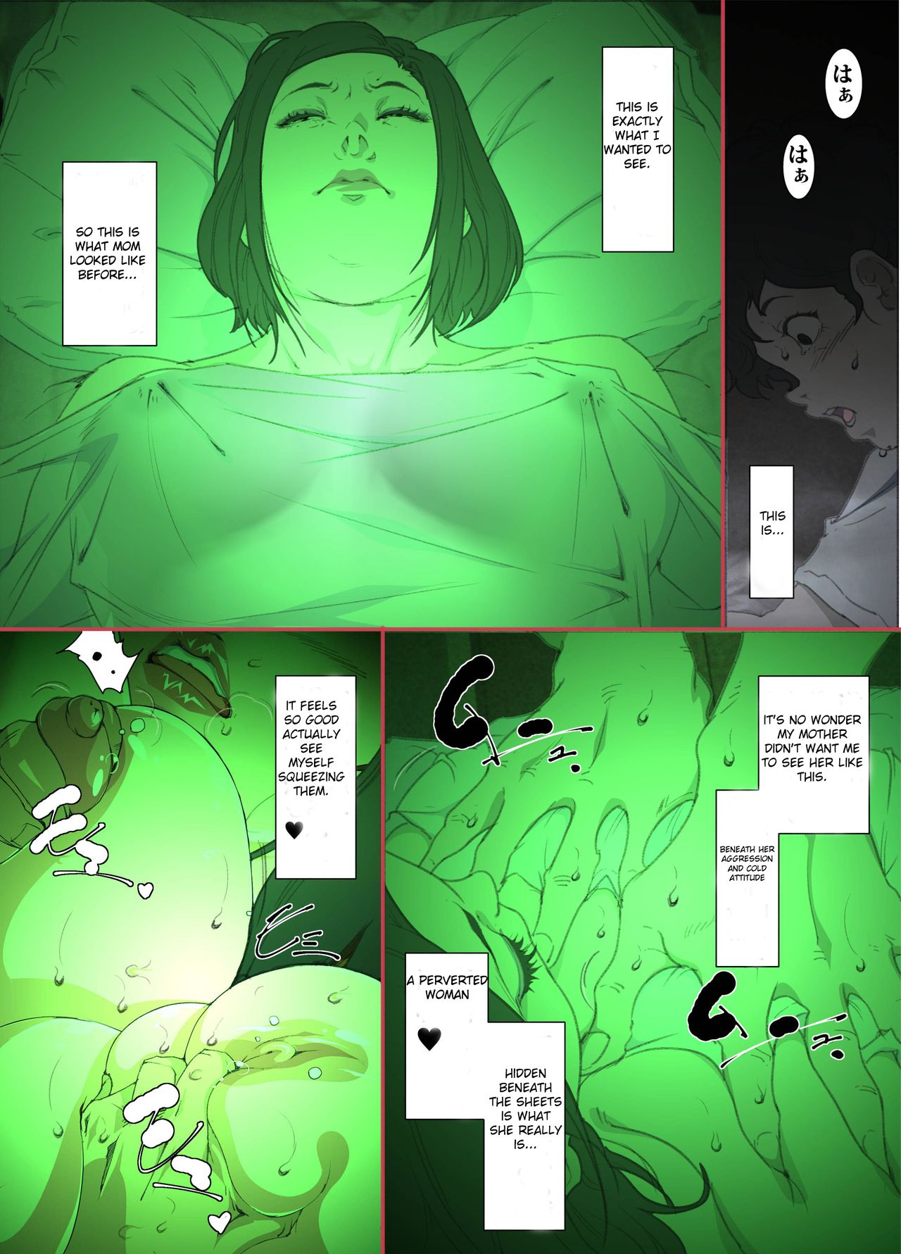 The Tale of a Cold, Helicopter Mother Who Agrees to Act as Her Son's Surrogate Woman to Help Him Focus on Studying! page 22