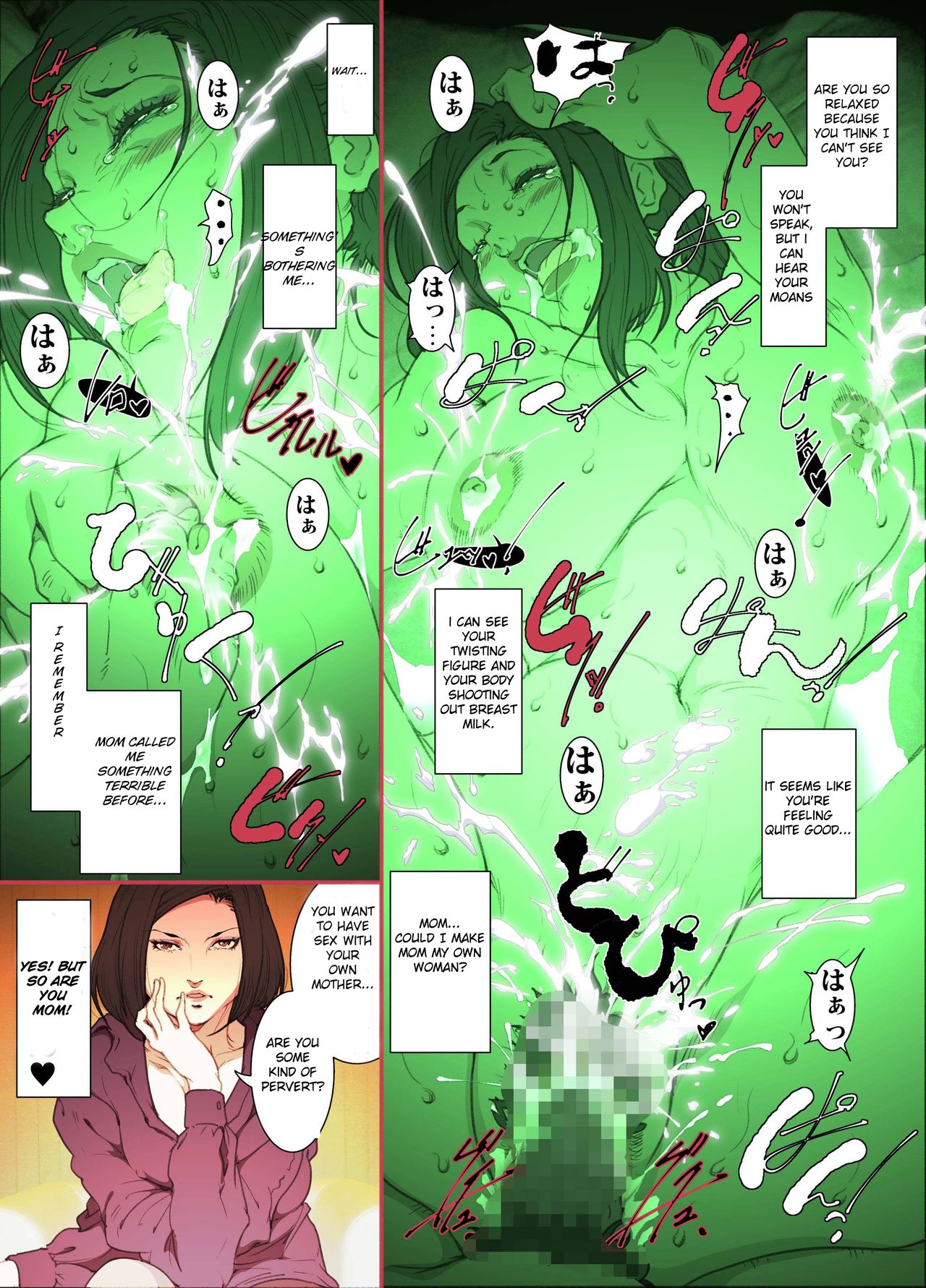 The Tale of a Cold, Helicopter Mother Who Agrees to Act as Her Son's Surrogate Woman to Help Him Focus on Studying! page 28