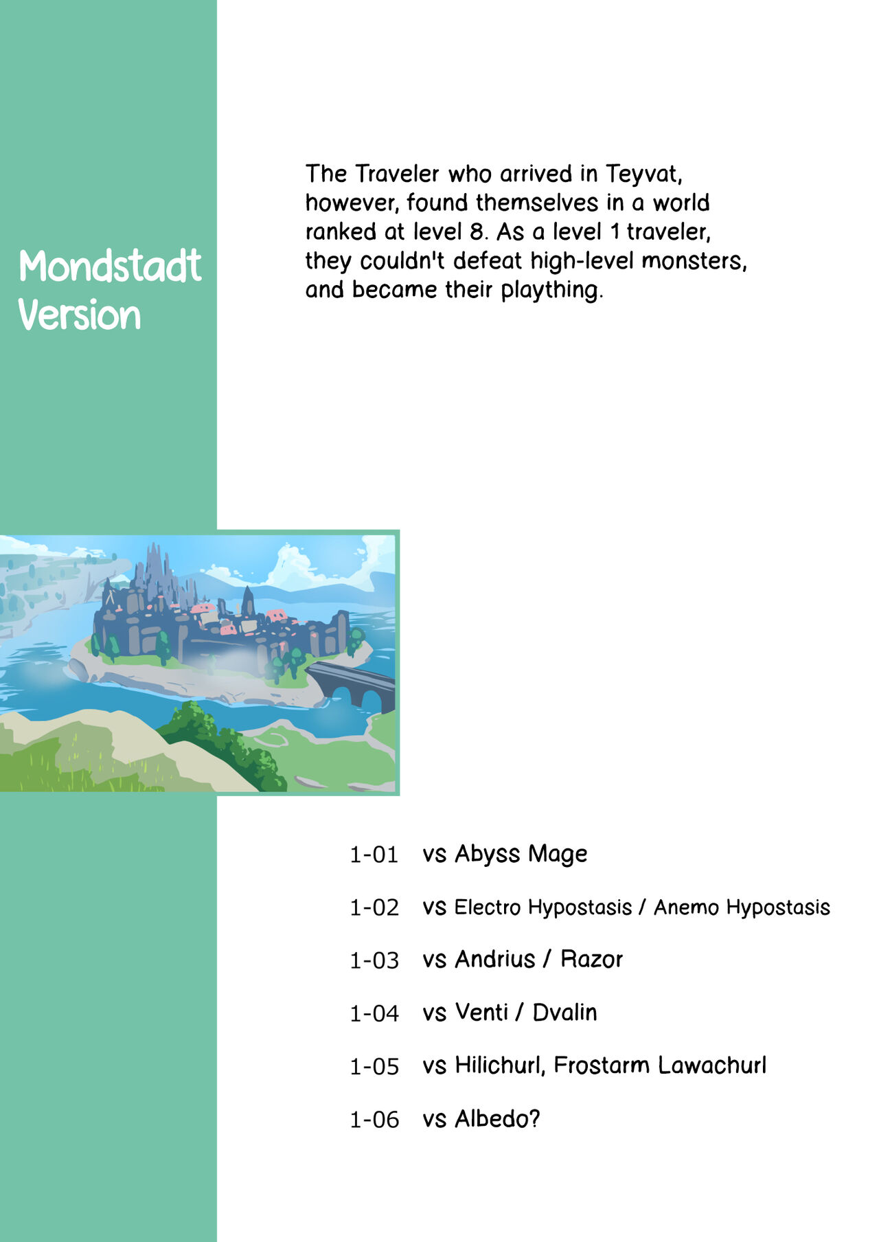 The Tale of the Defeated Traveler Ver1.0 - Mondstadt and Liyue Version page 2