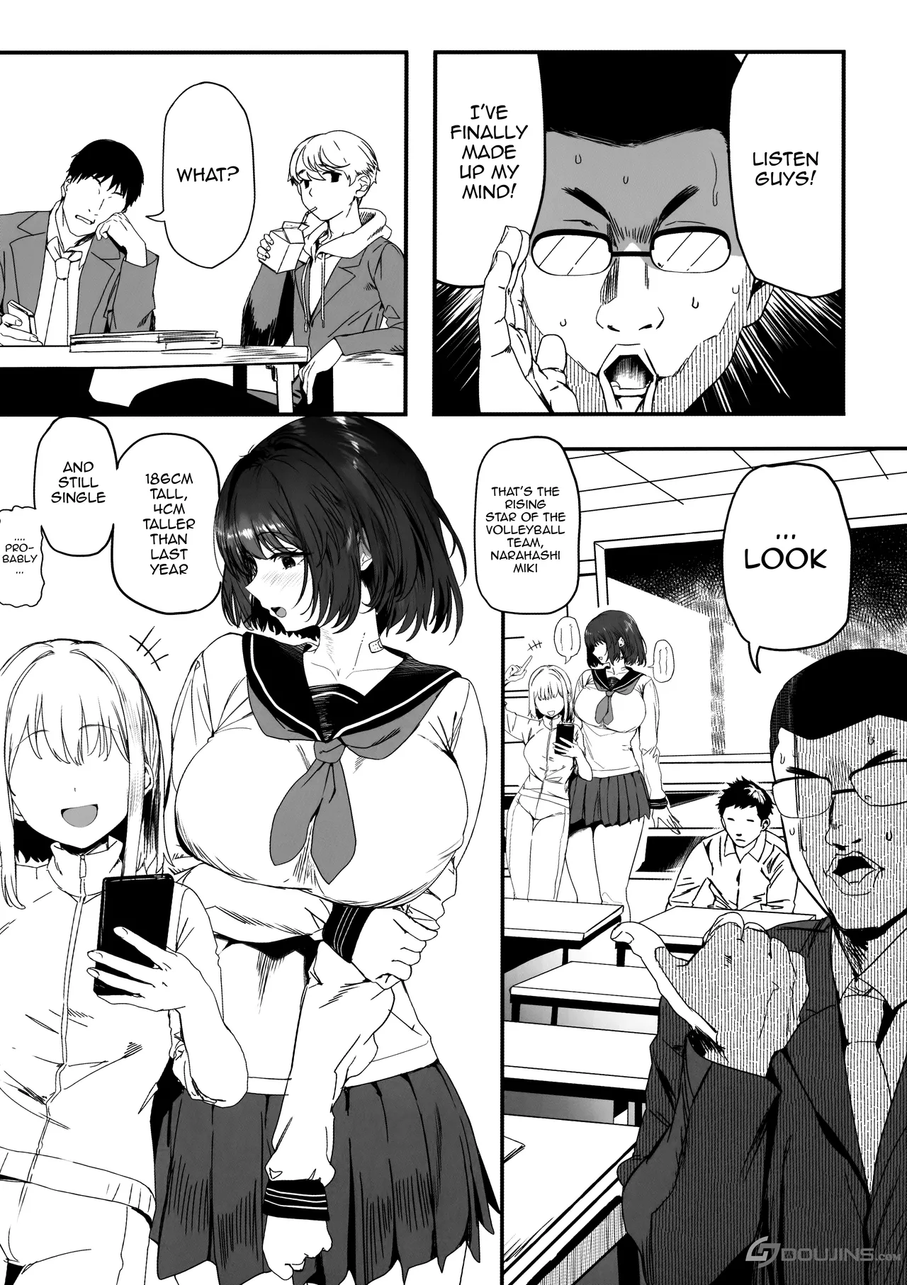 The Tall, Innocent-looking Volleyball Player Girlfriend Becomes Senpai's -Complete Story- 2 [Shortened] 2 page 3
