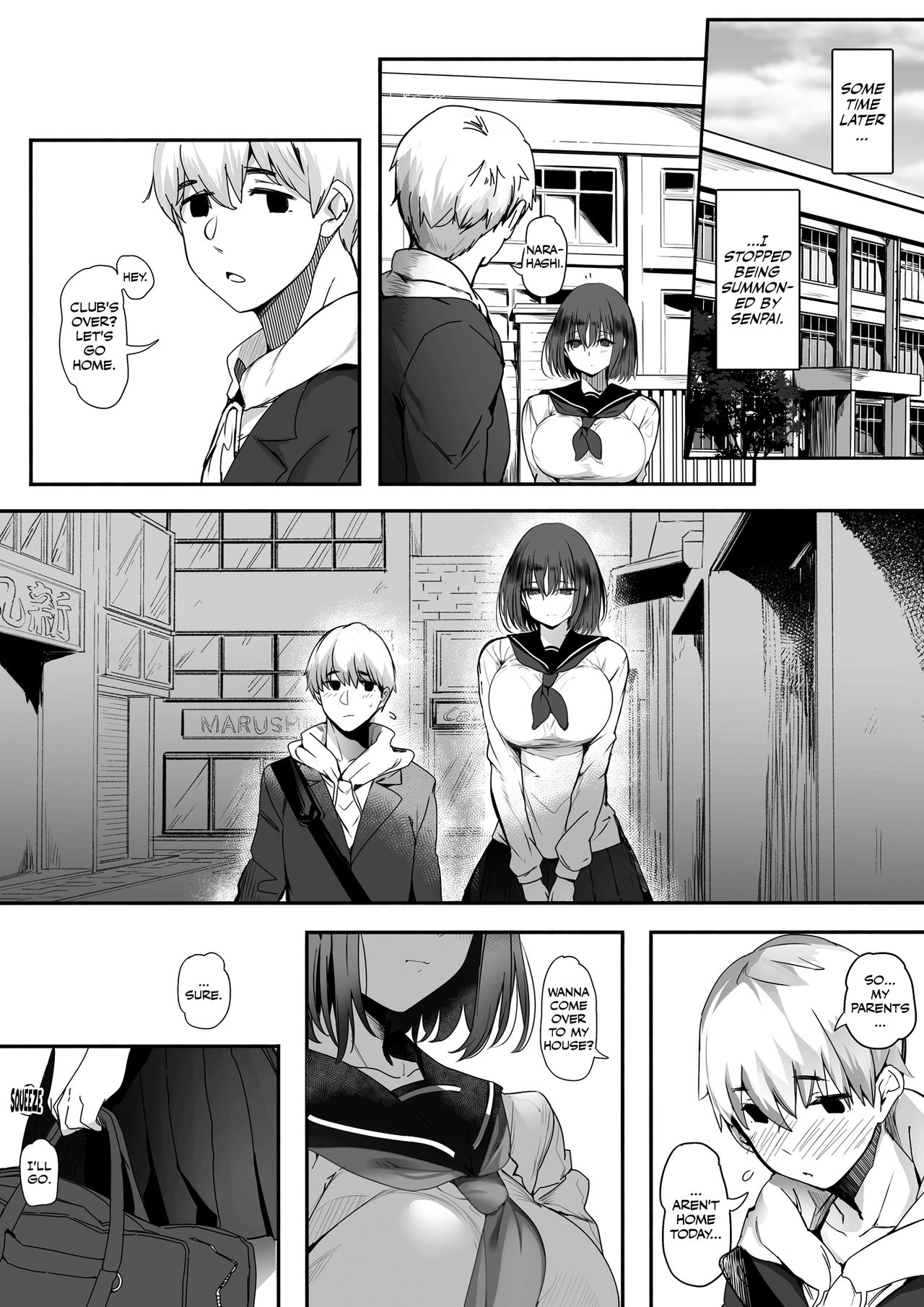 The Tall, Innocent-looking Volleyball Player Girlfriend Becomes Senpai's page 29