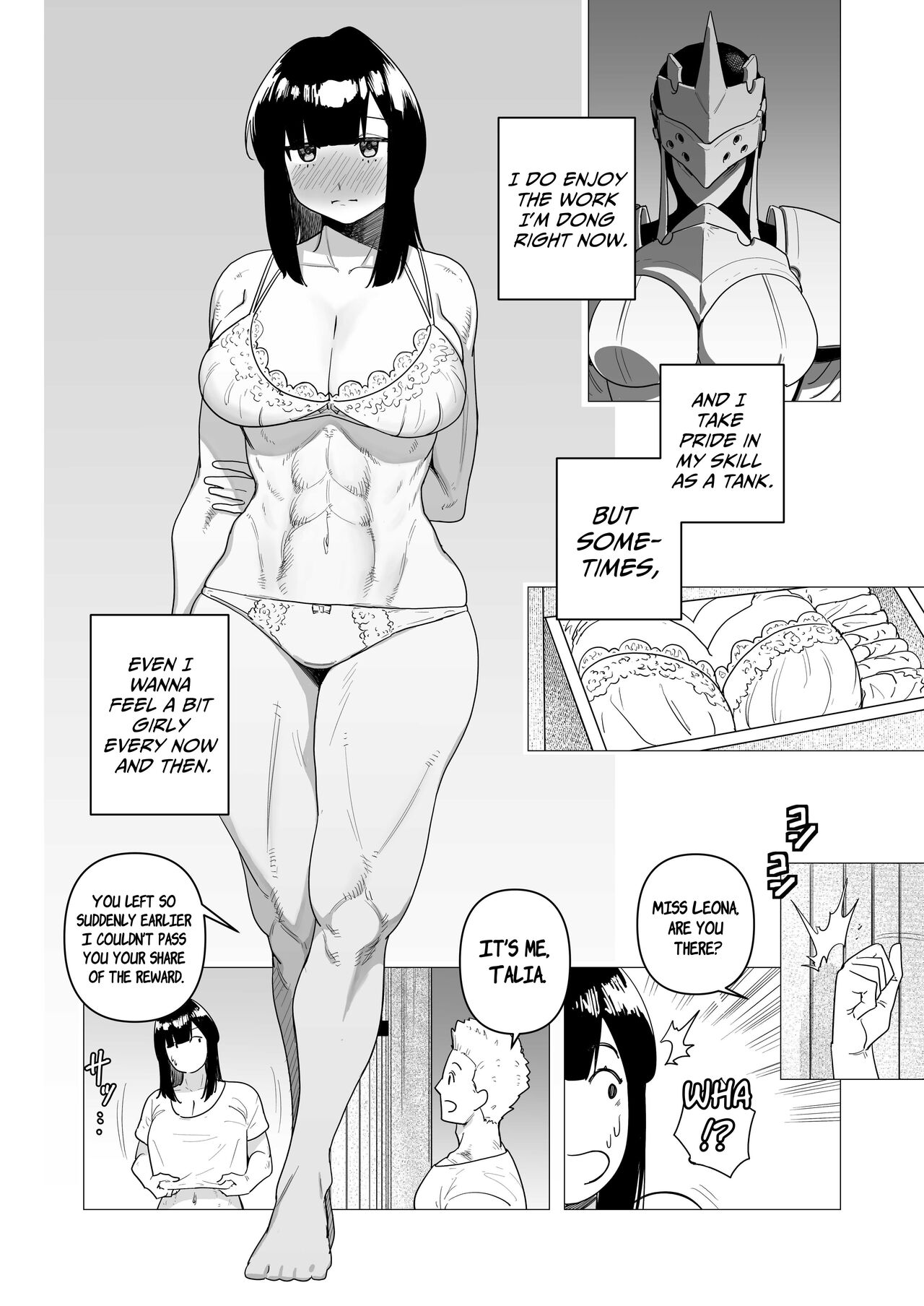 The Tank Knight Wants To Be Fucked. page 5