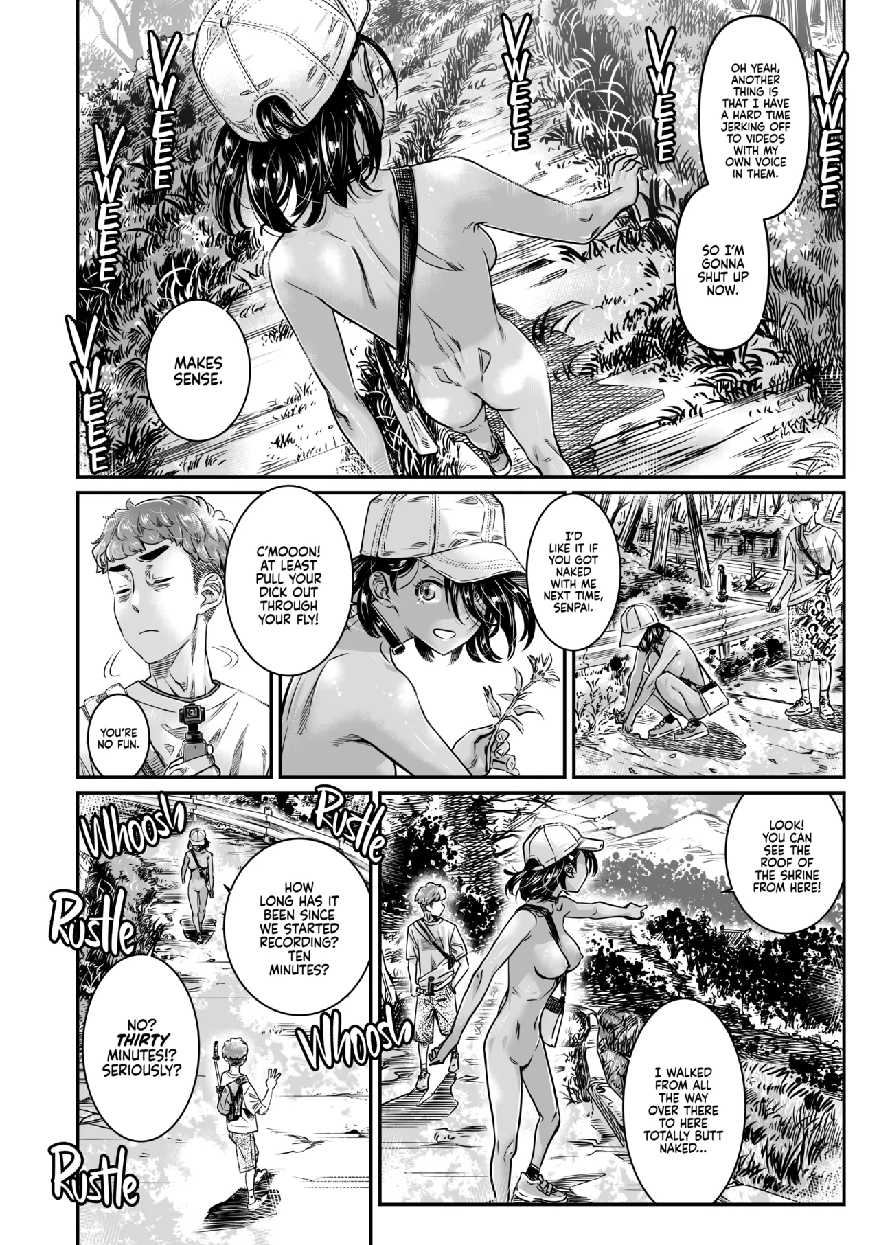 The Tanlined Former Town Bike Wants to Make an Exhibitionist Sex Tape With Her Formerly Virgin Senpai page 13