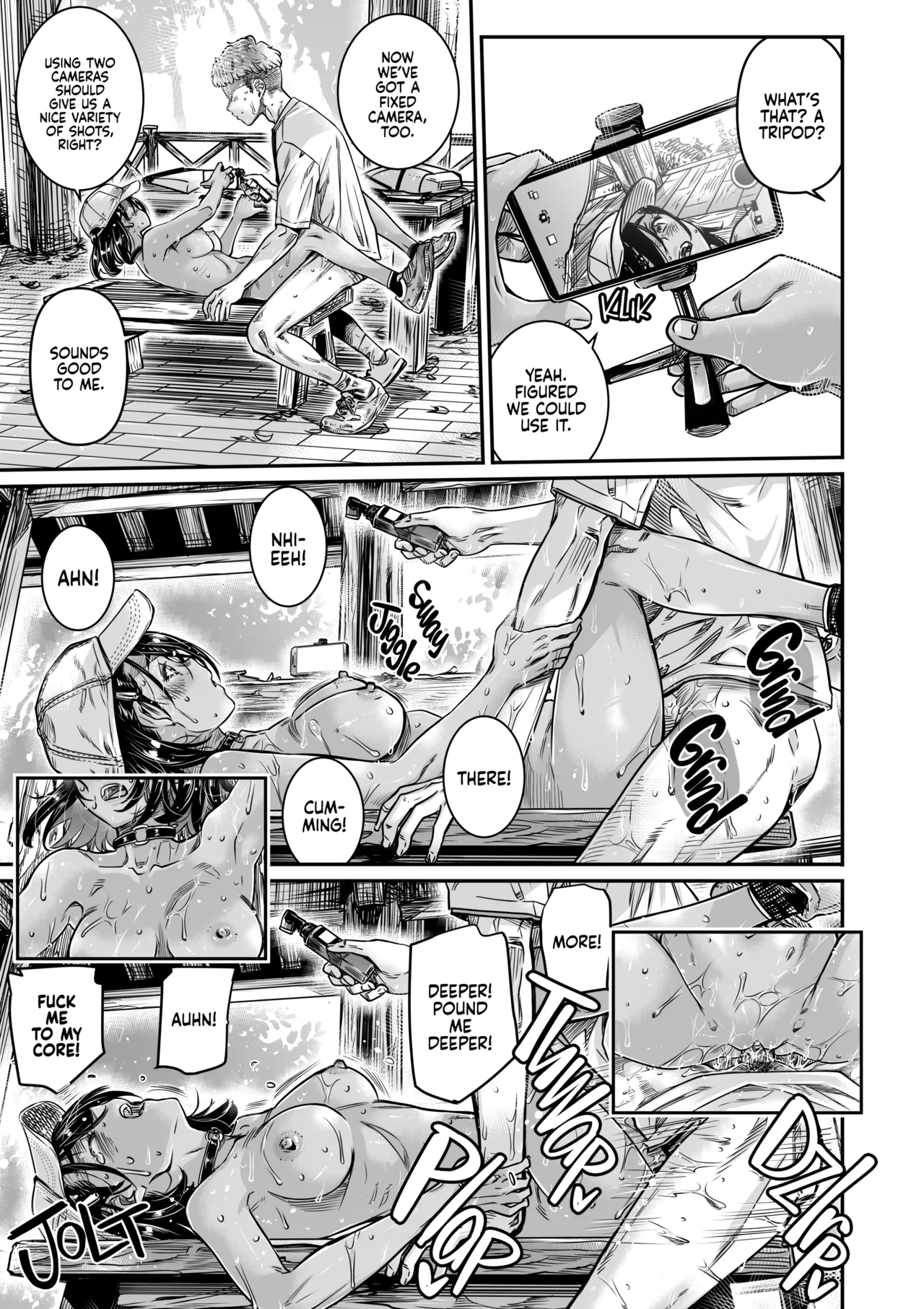 The Tanlined Former Town Bike Wants to Make an Exhibitionist Sex Tape With Her Formerly Virgin Senpai page 20