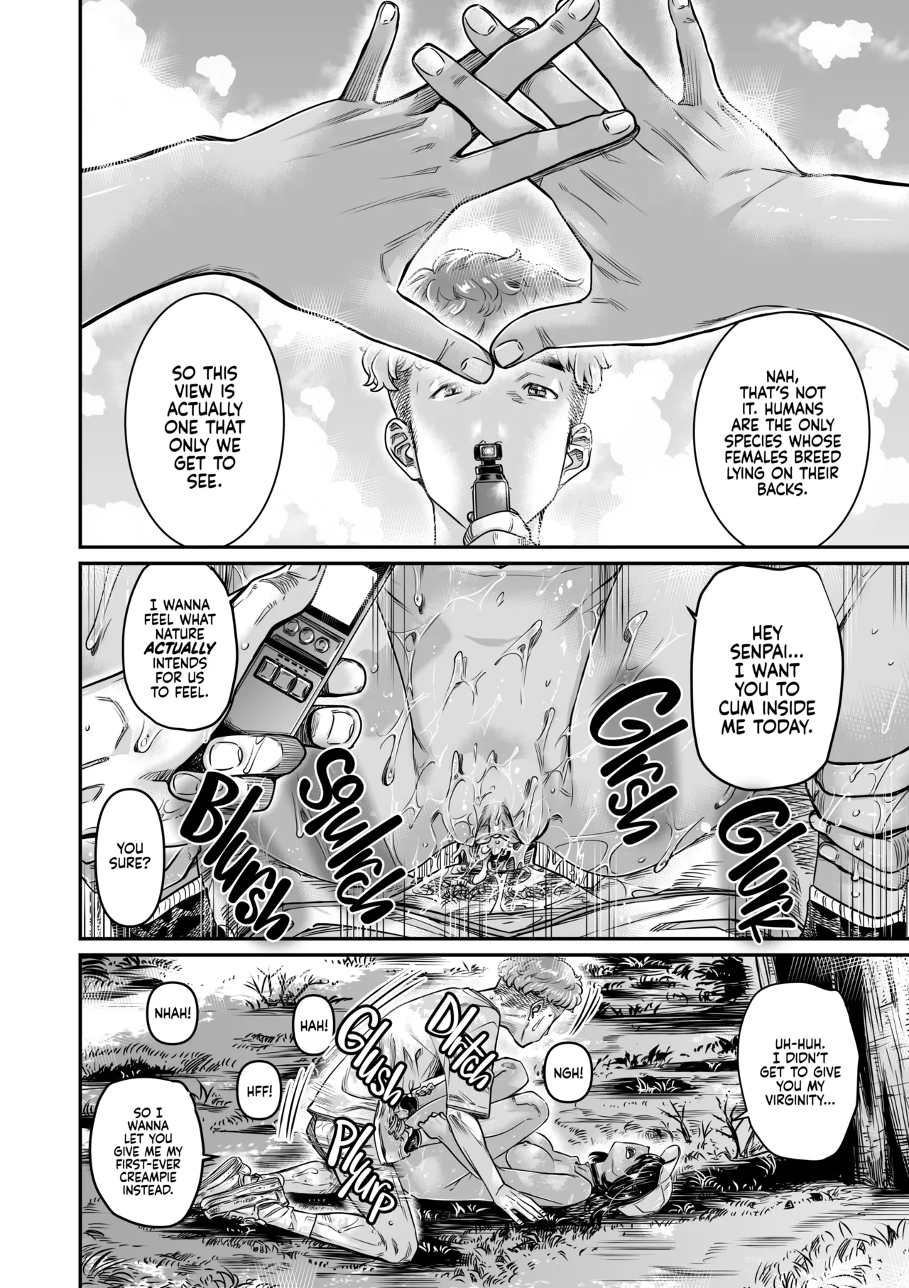 The Tanlined Former Town Bike Wants to Make an Exhibitionist Sex Tape With Her Formerly Virgin Senpai page 27