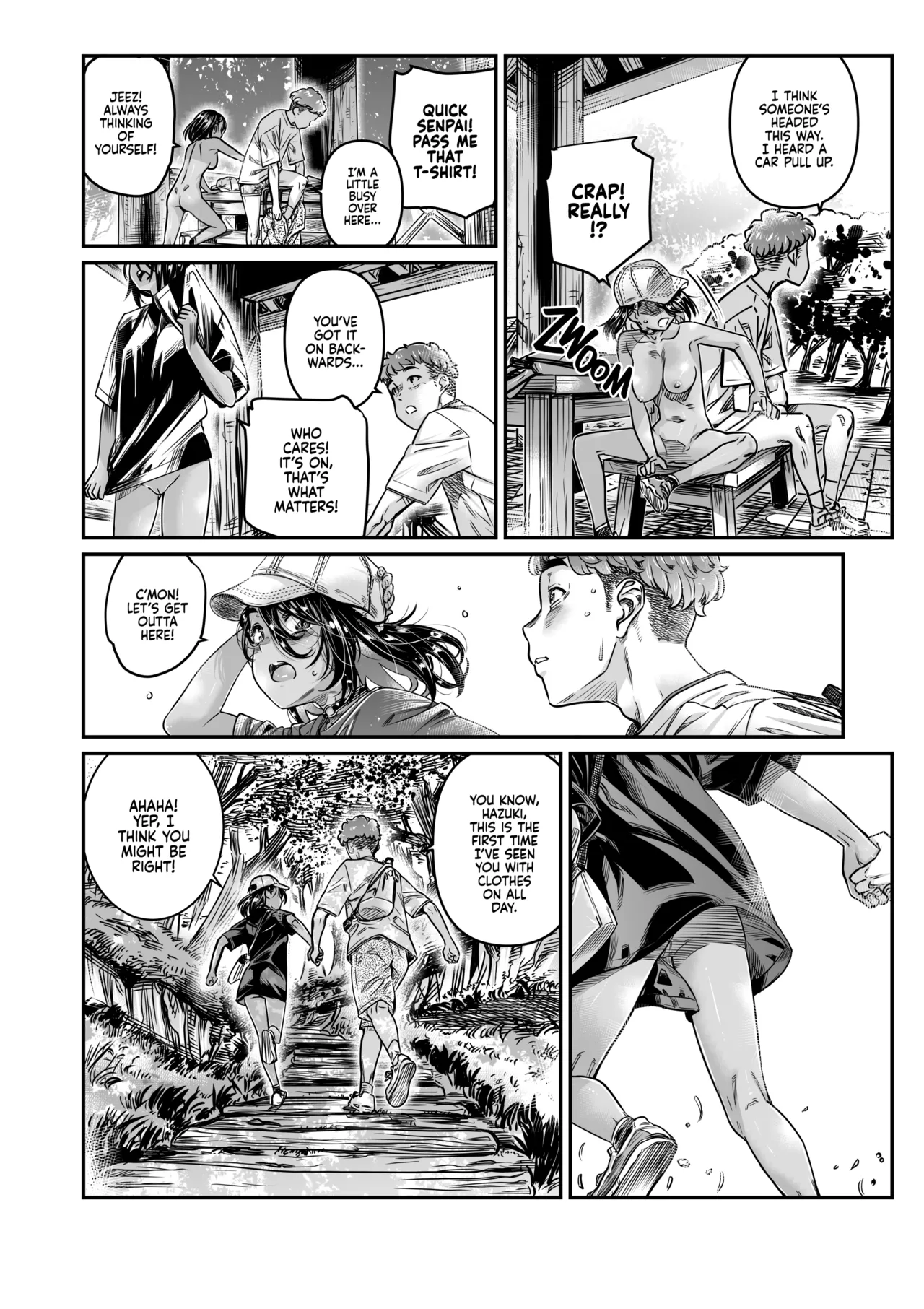 The Tanlined Former Town Bike Wants to Make an Exhibitionist Sex Tape With Her Formerly Virgin Senpai page 31
