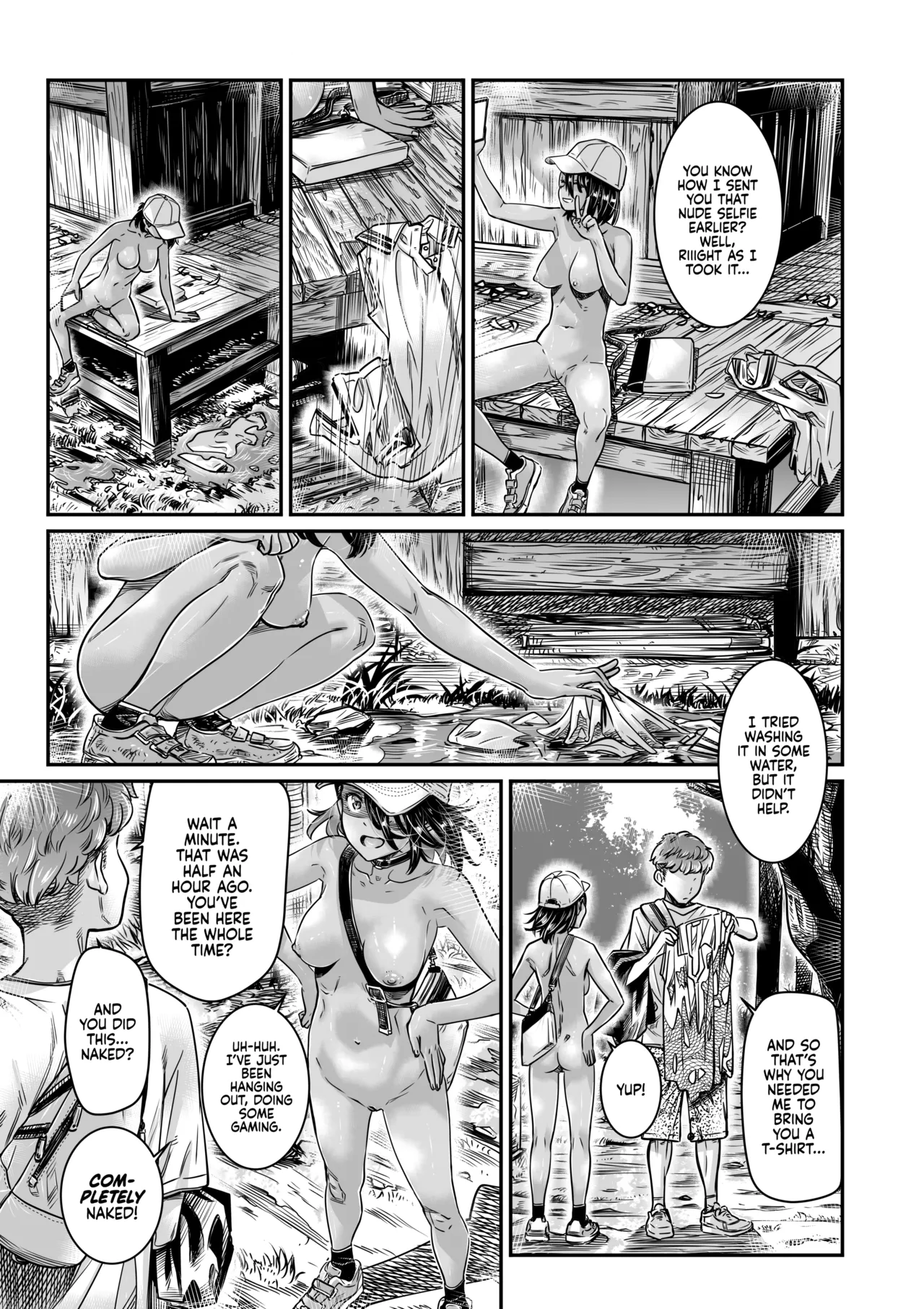 The Tanlined Former Town Bike Wants to Make an Exhibitionist Sex Tape With Her Formerly Virgin Senpai page 4