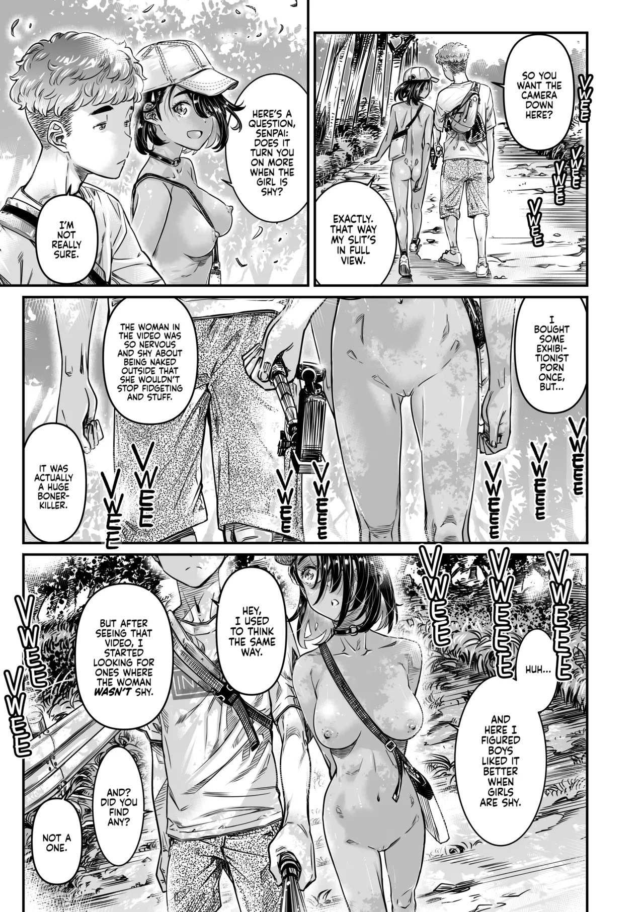 The Tanlined Former Town Bike Wants to Make an Exhibitionist Sex Tape With Her Formerly Virgin Senpai page 8