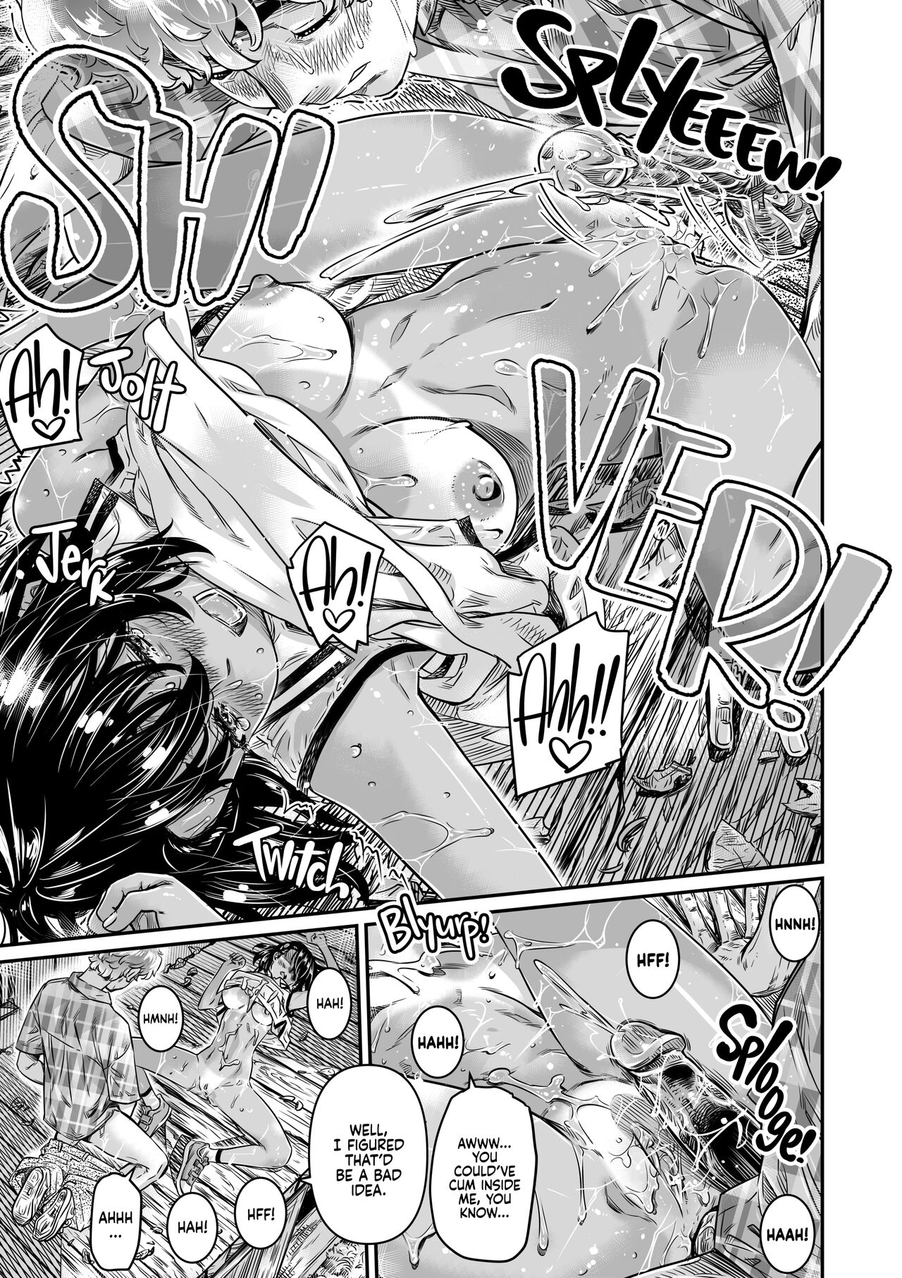 The Tanlined Town Bike Has Set Her Perverted Exhibitionist Sights on Her Virgin Senpai page 28