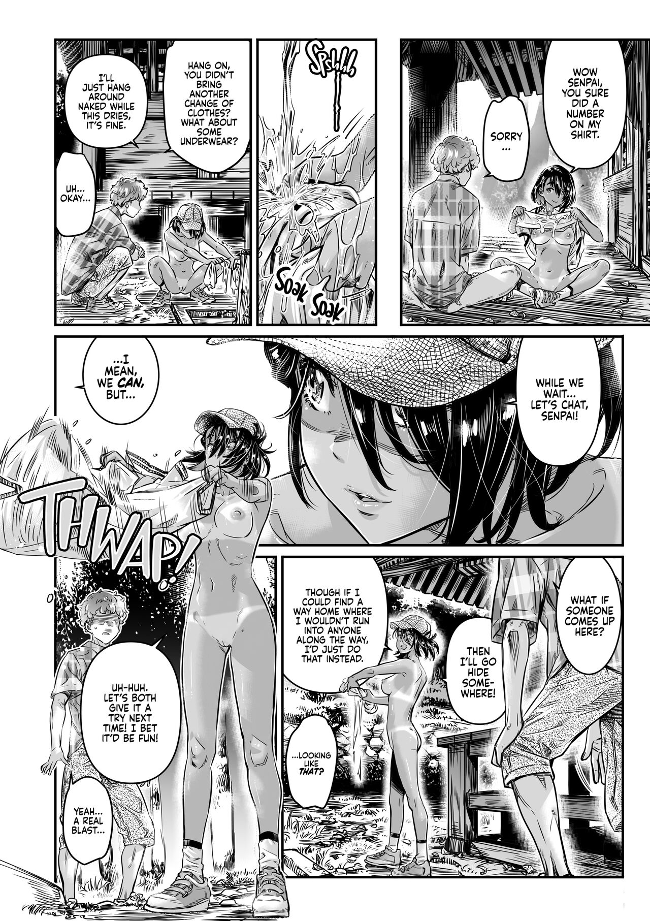 The Tanlined Town Bike Has Set Her Perverted Exhibitionist Sights on Her Virgin Senpai page 29