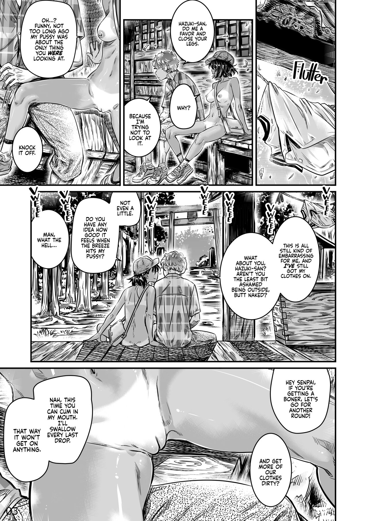 The Tanlined Town Bike Has Set Her Perverted Exhibitionist Sights on Her Virgin Senpai page 30