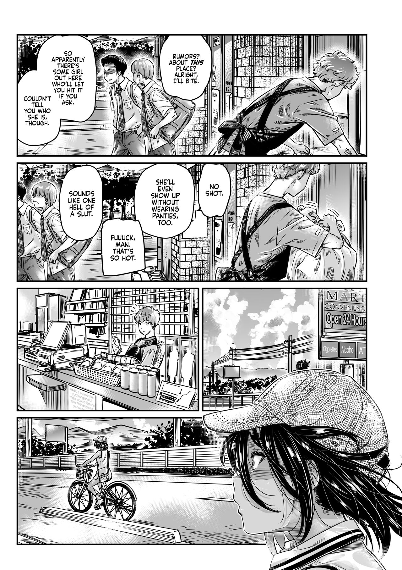 The Tanlined Town Bike Has Set Her Perverted Exhibitionist Sights on Her Virgin Senpai page 8