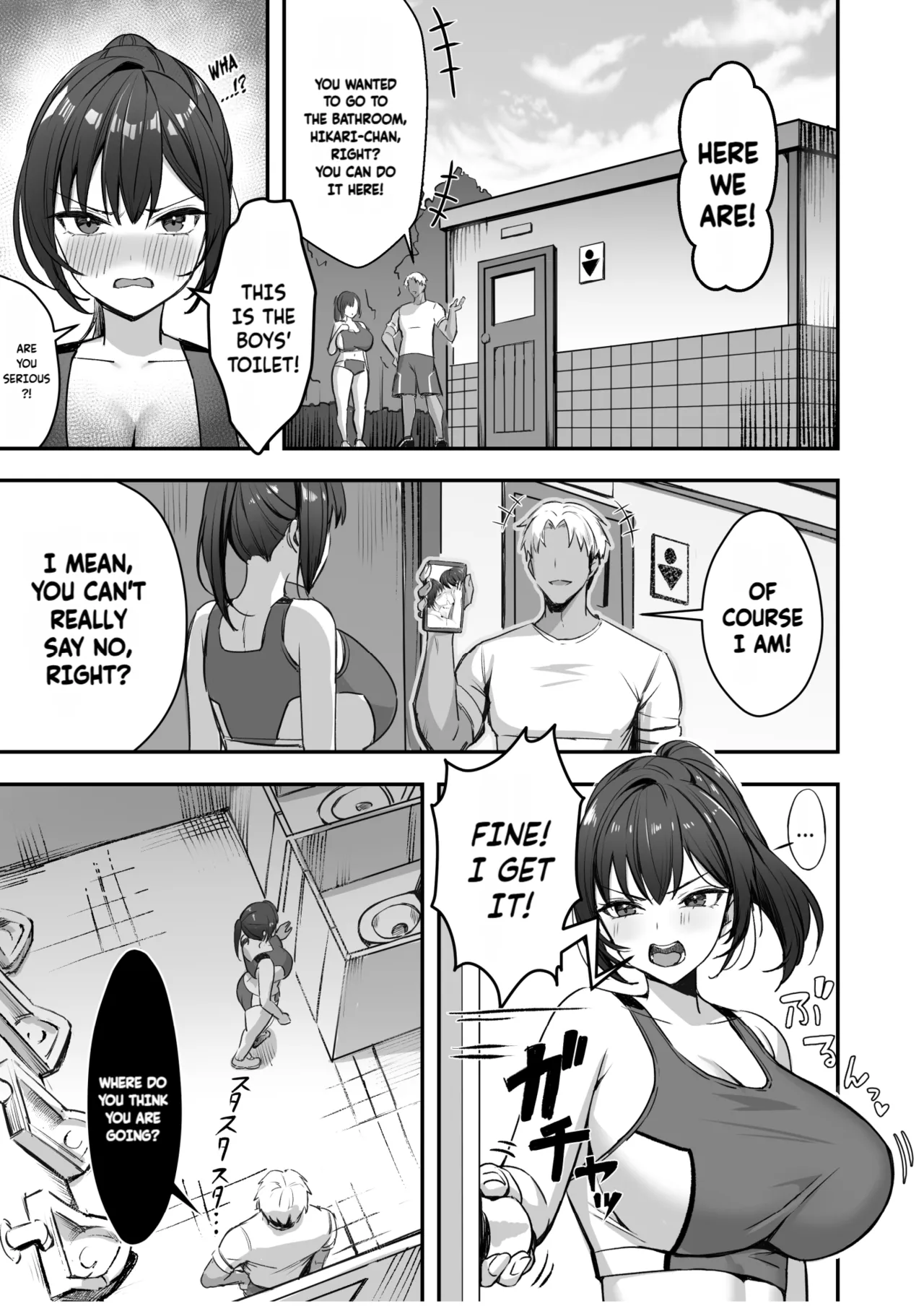 The Track and Field Girl with the Huge Boobs Can't Disobey Her Senpai! page 10