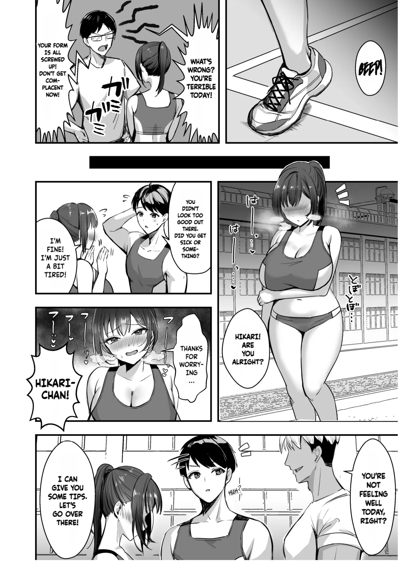 The Track and Field Girl with the Huge Boobs Can't Disobey Her Senpai! page 25