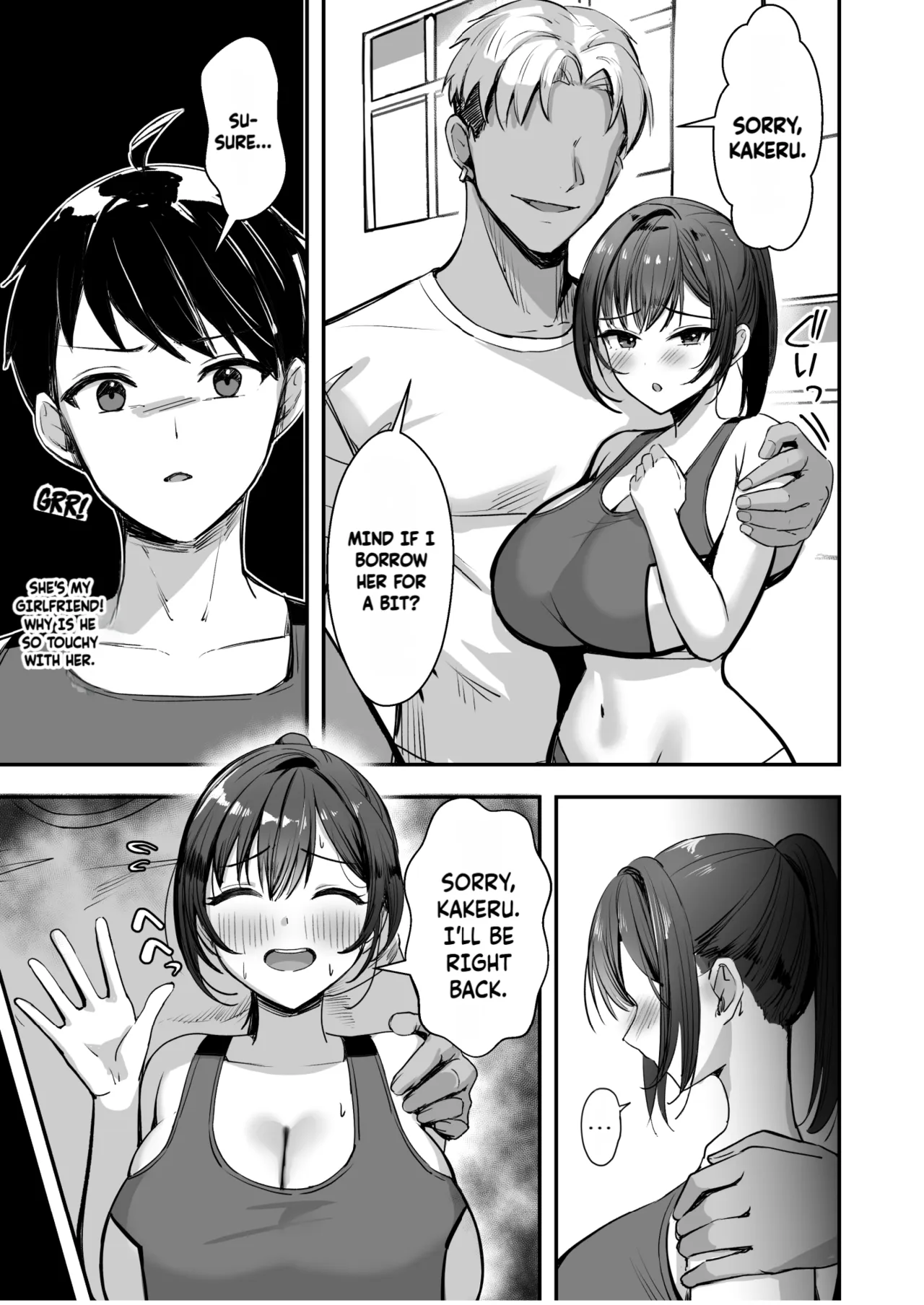 The Track and Field Girl with the Huge Boobs Can't Disobey Her Senpai! page 26