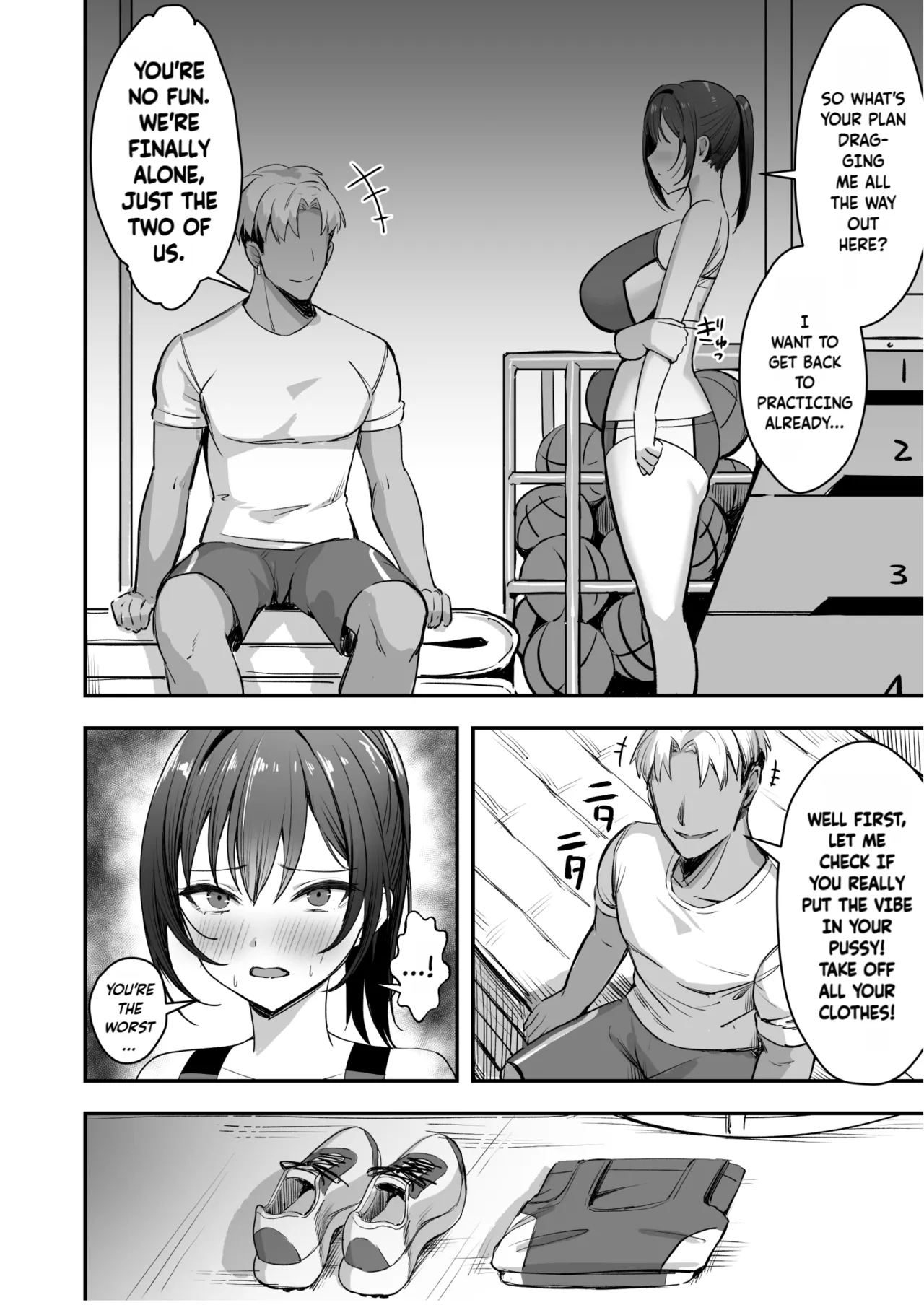 The Track and Field Girl with the Huge Boobs Can't Disobey Her Senpai! page 27