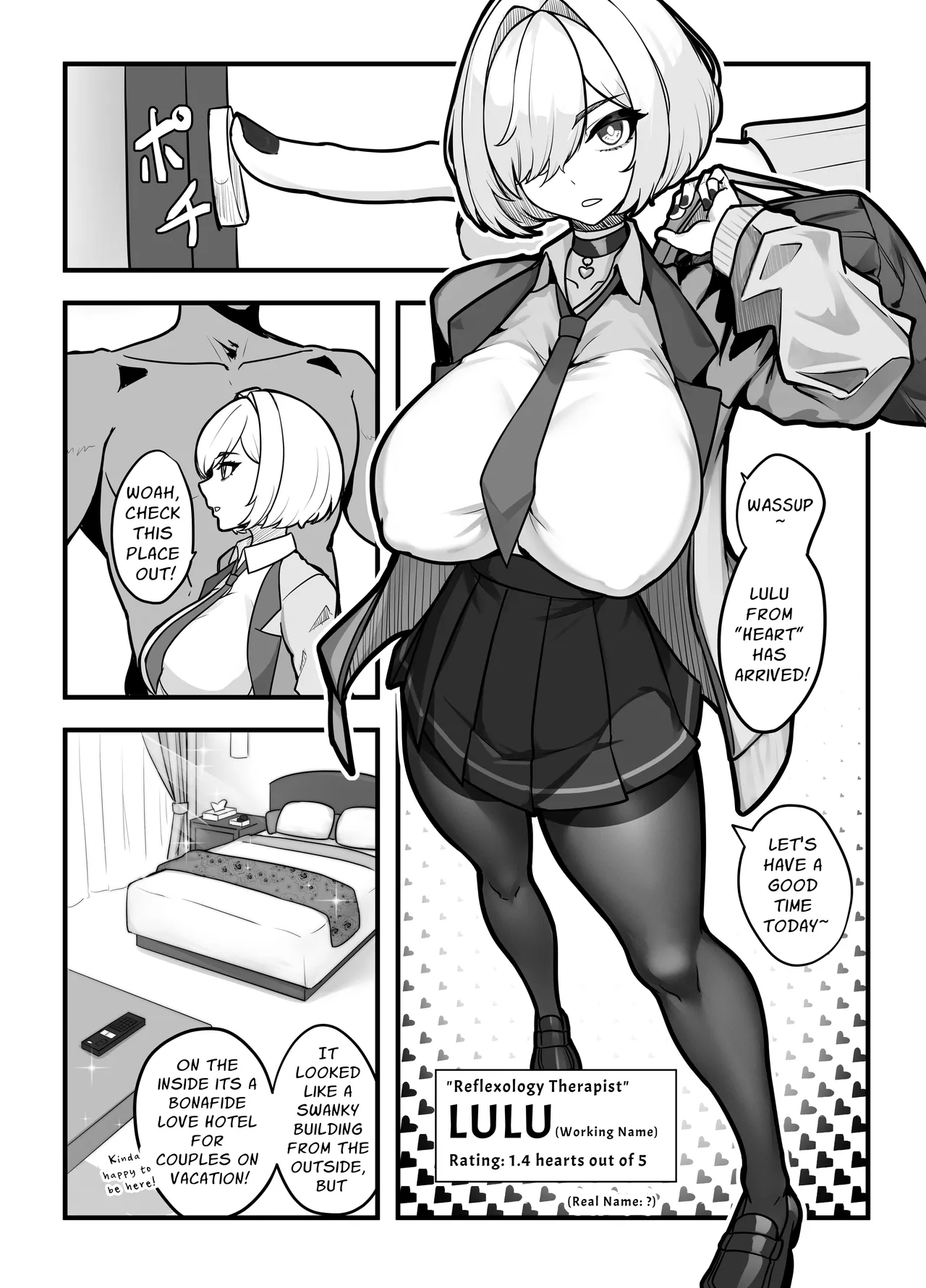 The Unsocialable Girl working at the Outcall Reflexology Salon is actually a JK with Huge Breasts page 4