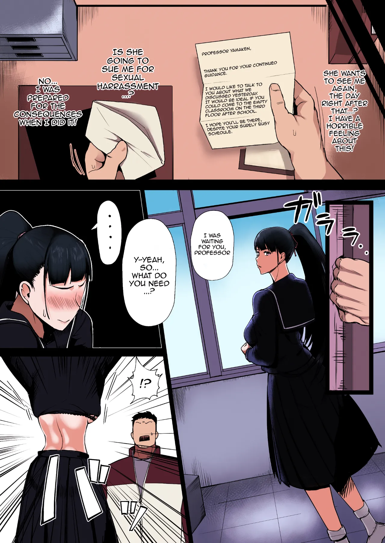 The Uptight Model Student Wants To Become The Teachers Bitch page 8