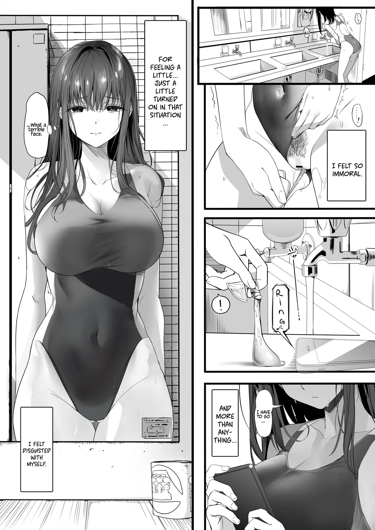 The Whole Story of My Neat Childhood Friend in the Swimming Club Being Toyed With by a Dumbass page 36