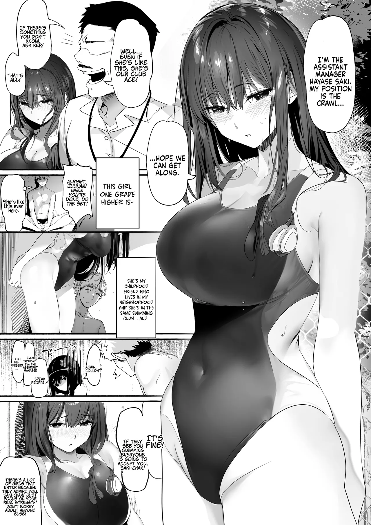 The Whole Story of My Neat Childhood Friend in the Swimming Club Being Toyed With by a Dumbass page 5