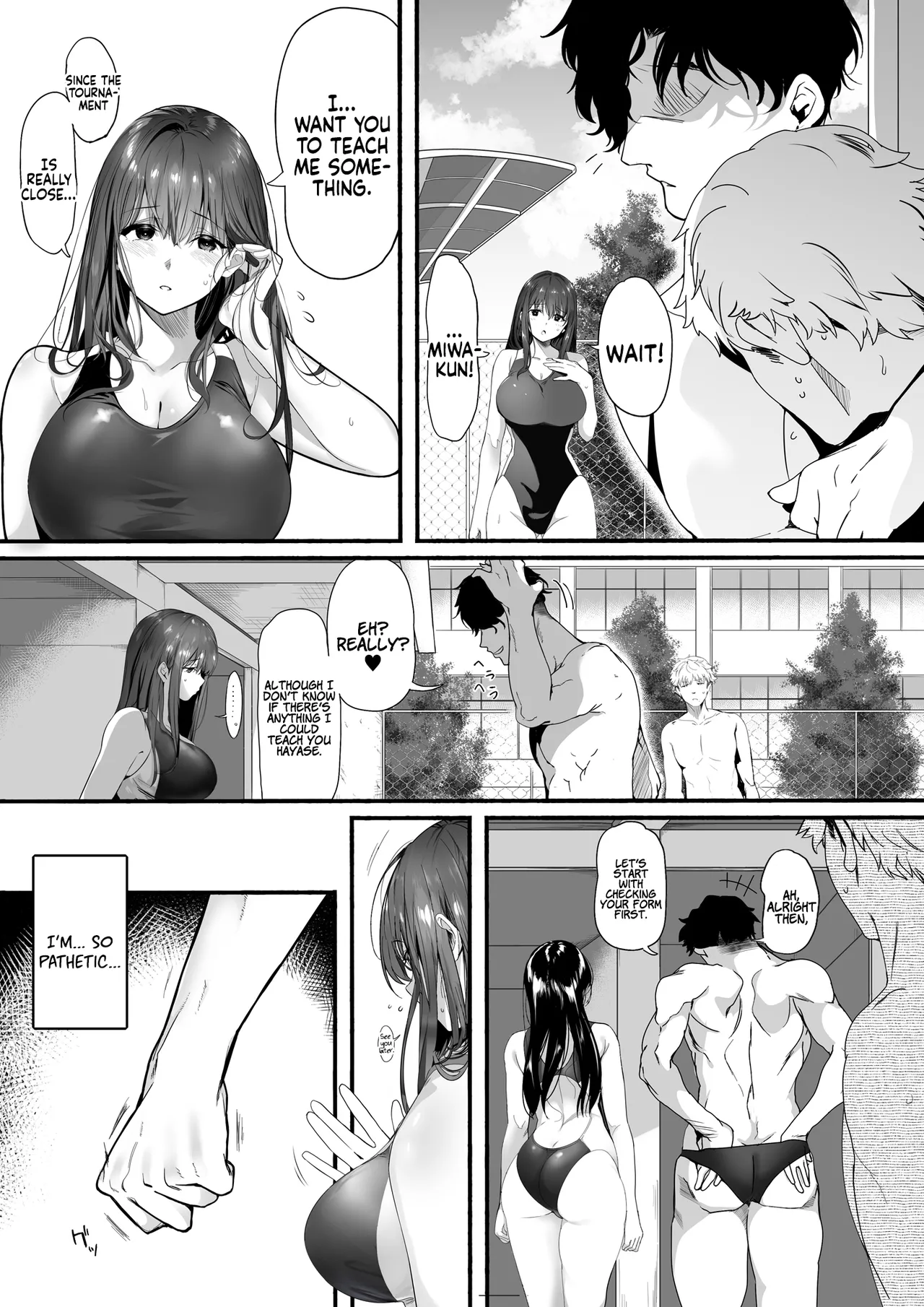 The Whole Story of My Neat Childhood Friend in the Swimming Club Being Toyed With by a Dumbass page 8