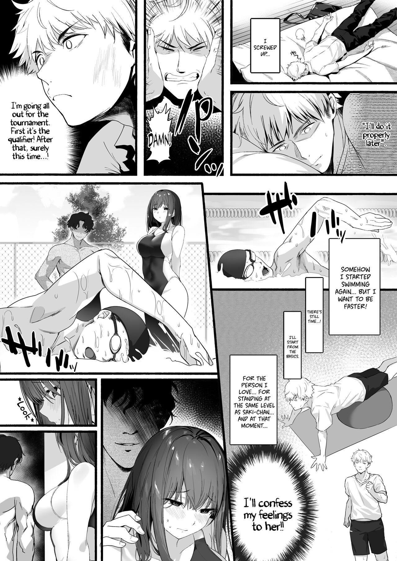 The Whole Story of My Neat Childhood Friend in the Swimming Club Being Toyed With by a Dumbass page 14