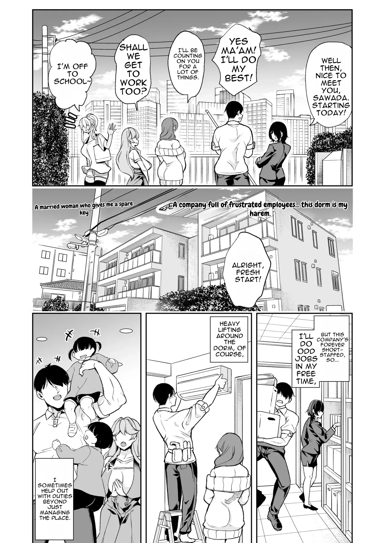 The Wife Who Gives Me a Spare Key ~Unfulfilled Employee Dorm Harem~ page 8