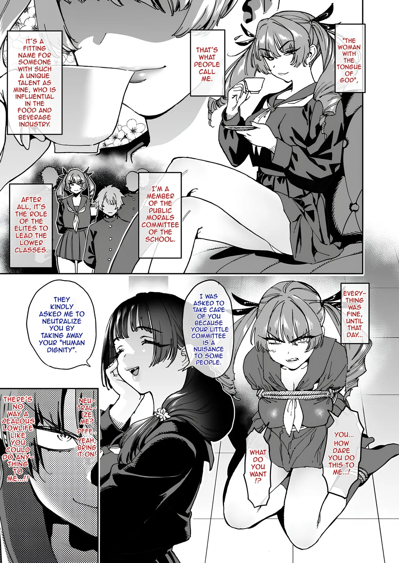 The Woman with the Tongue of God: What If She Were to Encounter Sweet Saliva? page 1