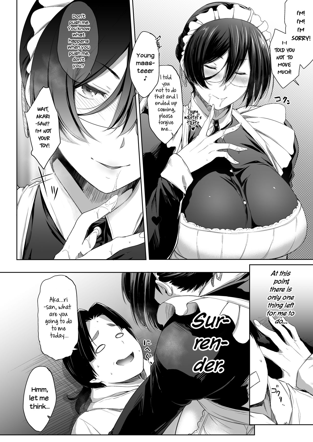 The Young Boyfriend and the Maid Girlfriend page 12